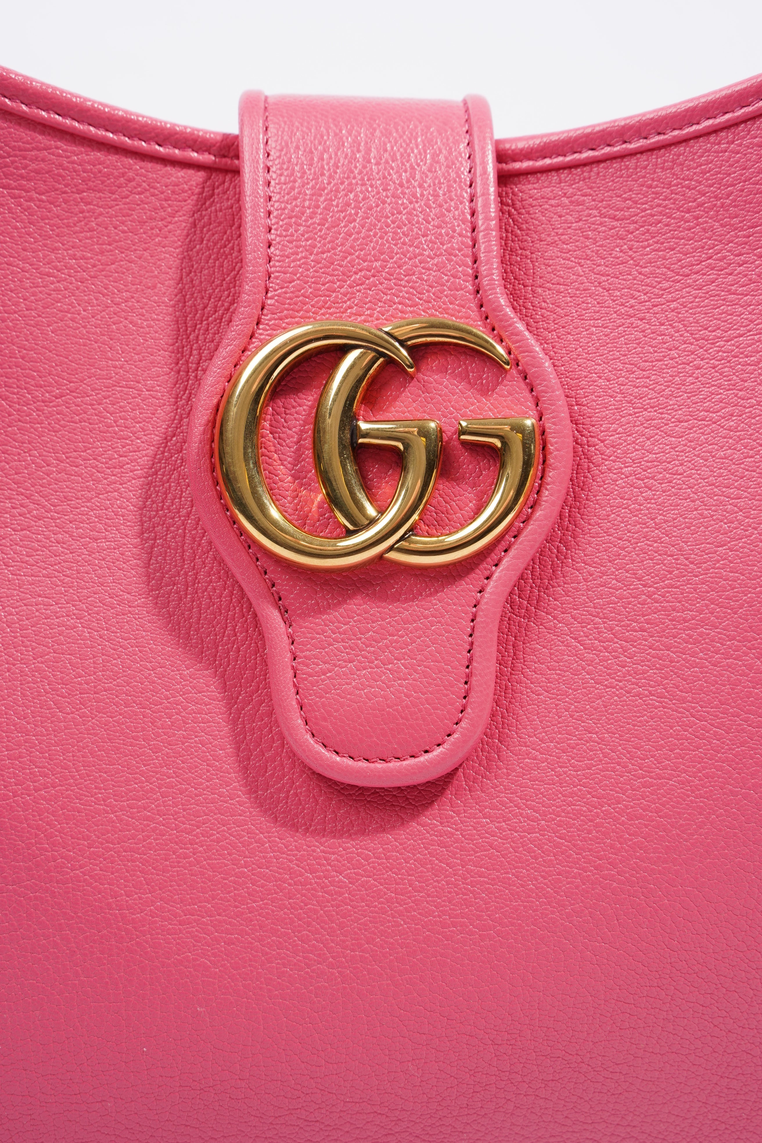 Gucci Aphrodite Pink Leather Medium
