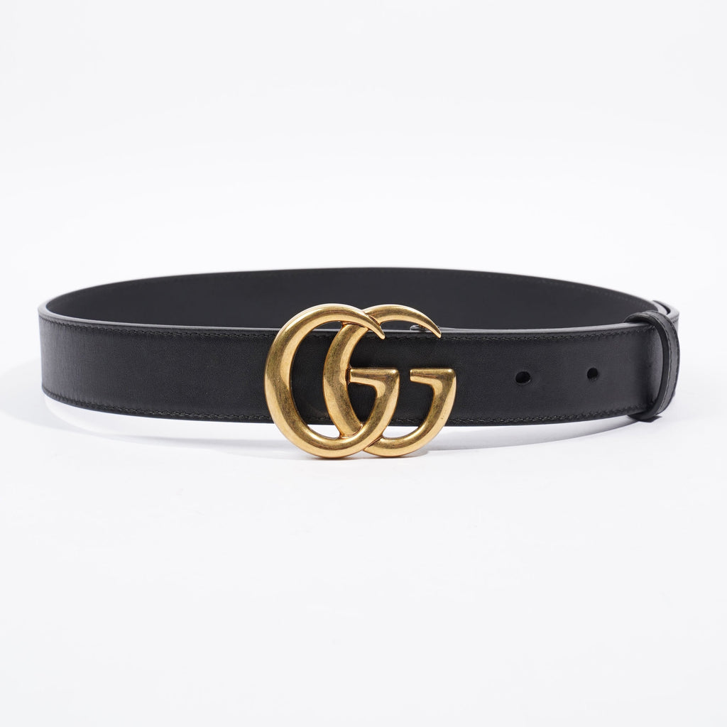 Gucci Marmont Belt Black Leather 70cm 28"