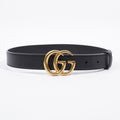 Gucci Marmont Belt Black Leather 70cm 28"