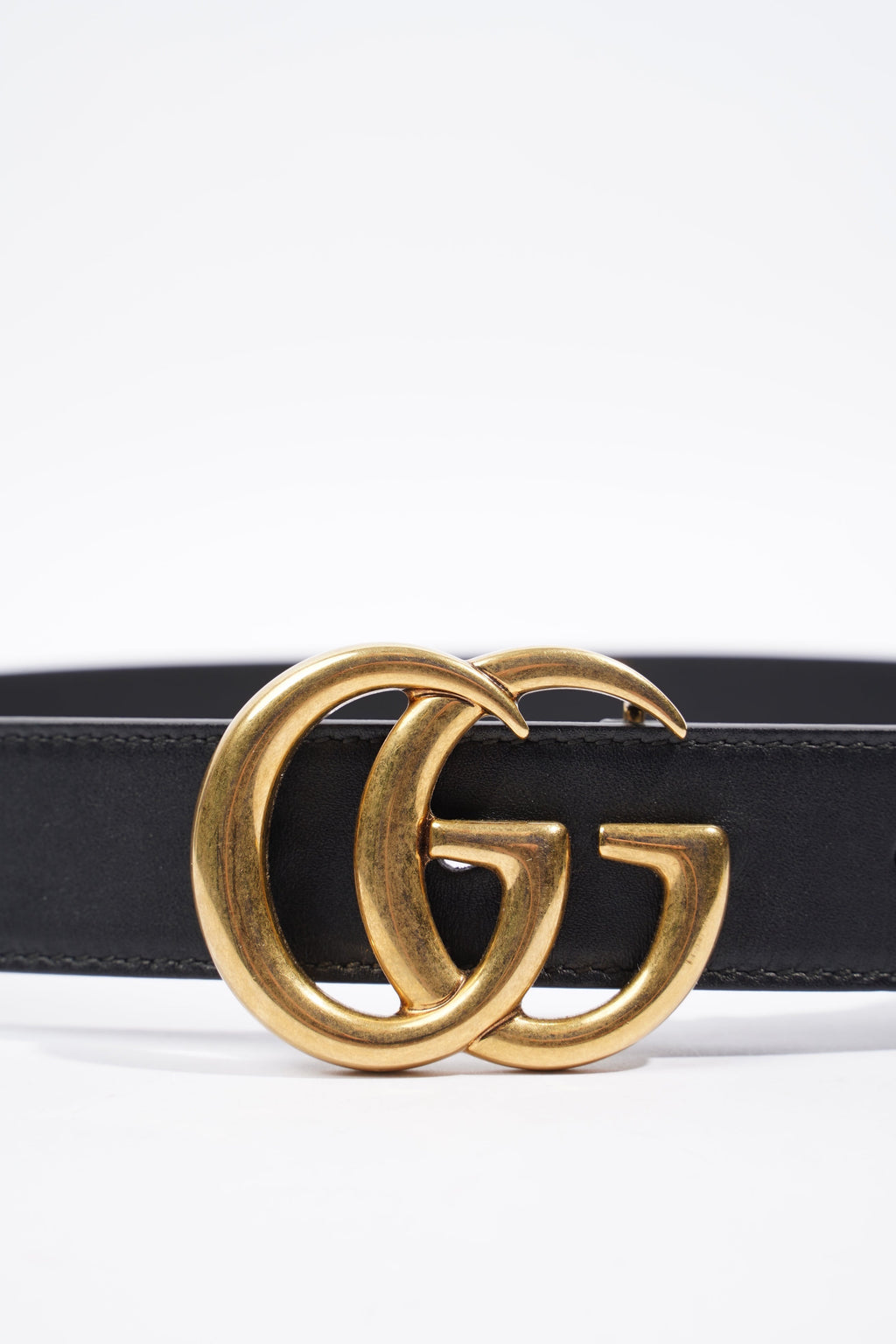Gucci Marmont Belt Black Leather 70cm 28"