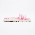Christian Dior Dway Slide Pink / White Canvas EU 41 UK 8