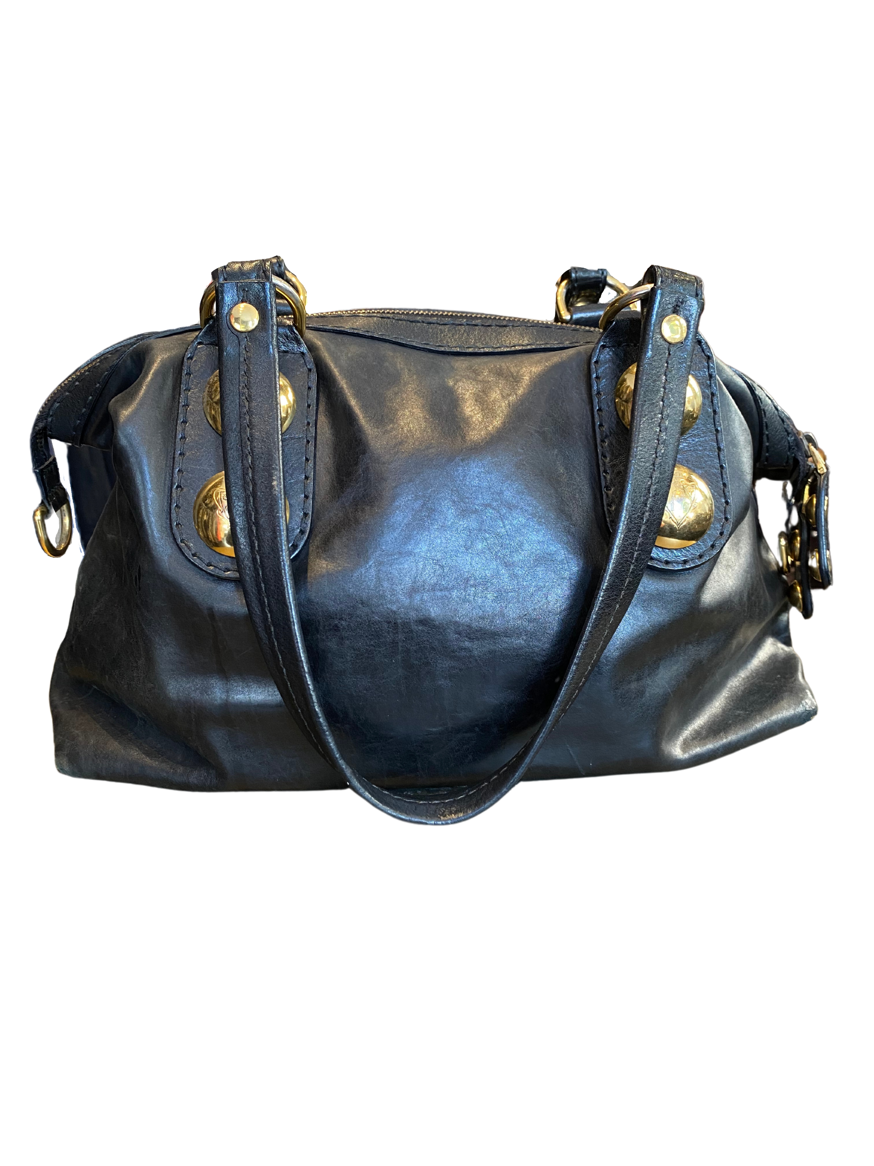 Gucci Leather Top Handle Bag
