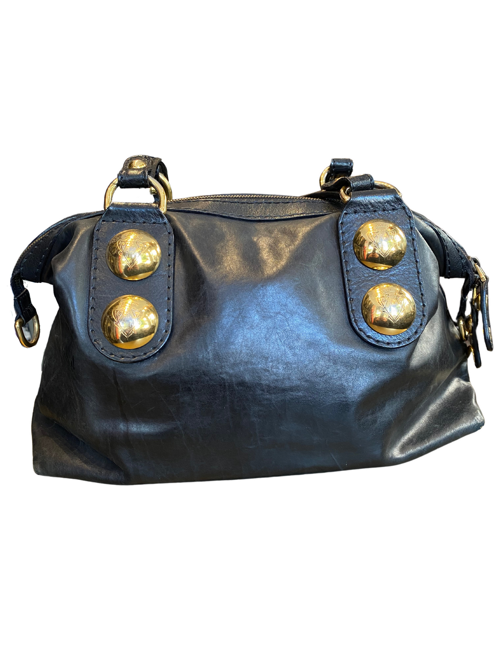 Gucci Leather Top Handle Bag