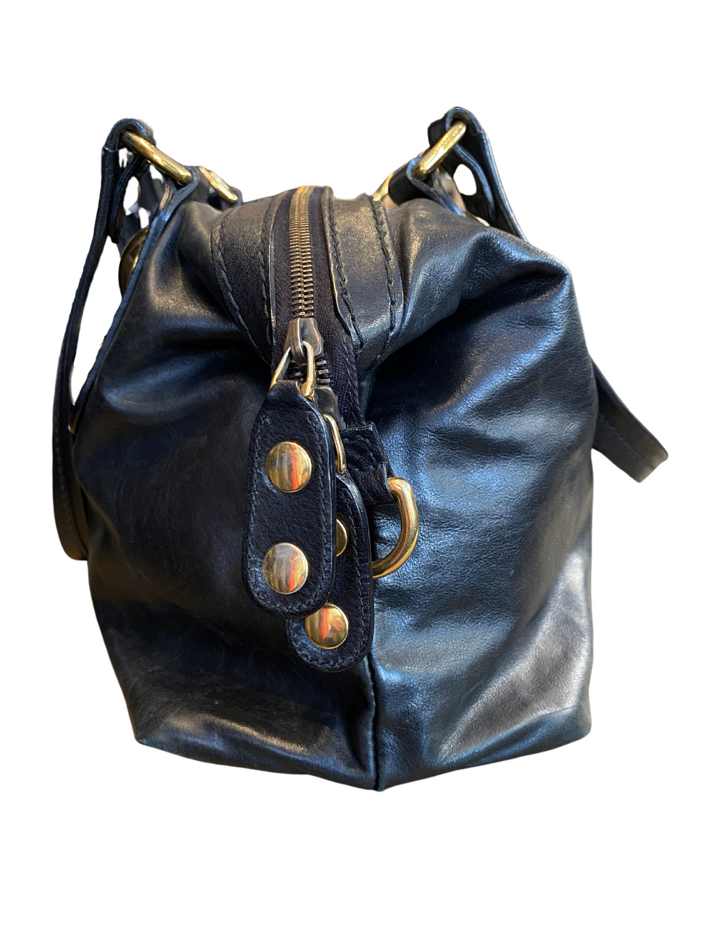Gucci Leather Top Handle Bag