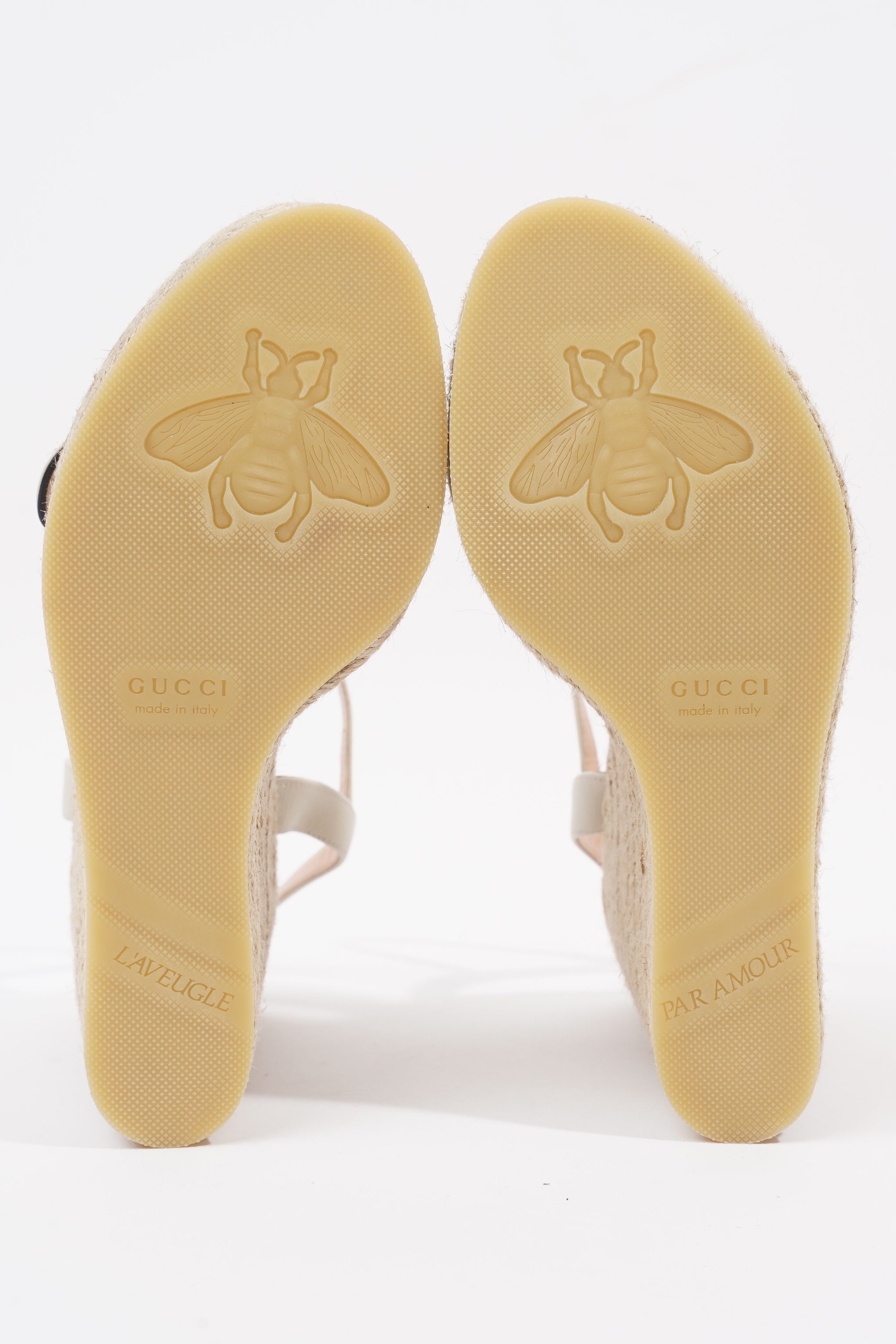 Gucci GG Marmont White Leather EU 37.5 UK 4.5