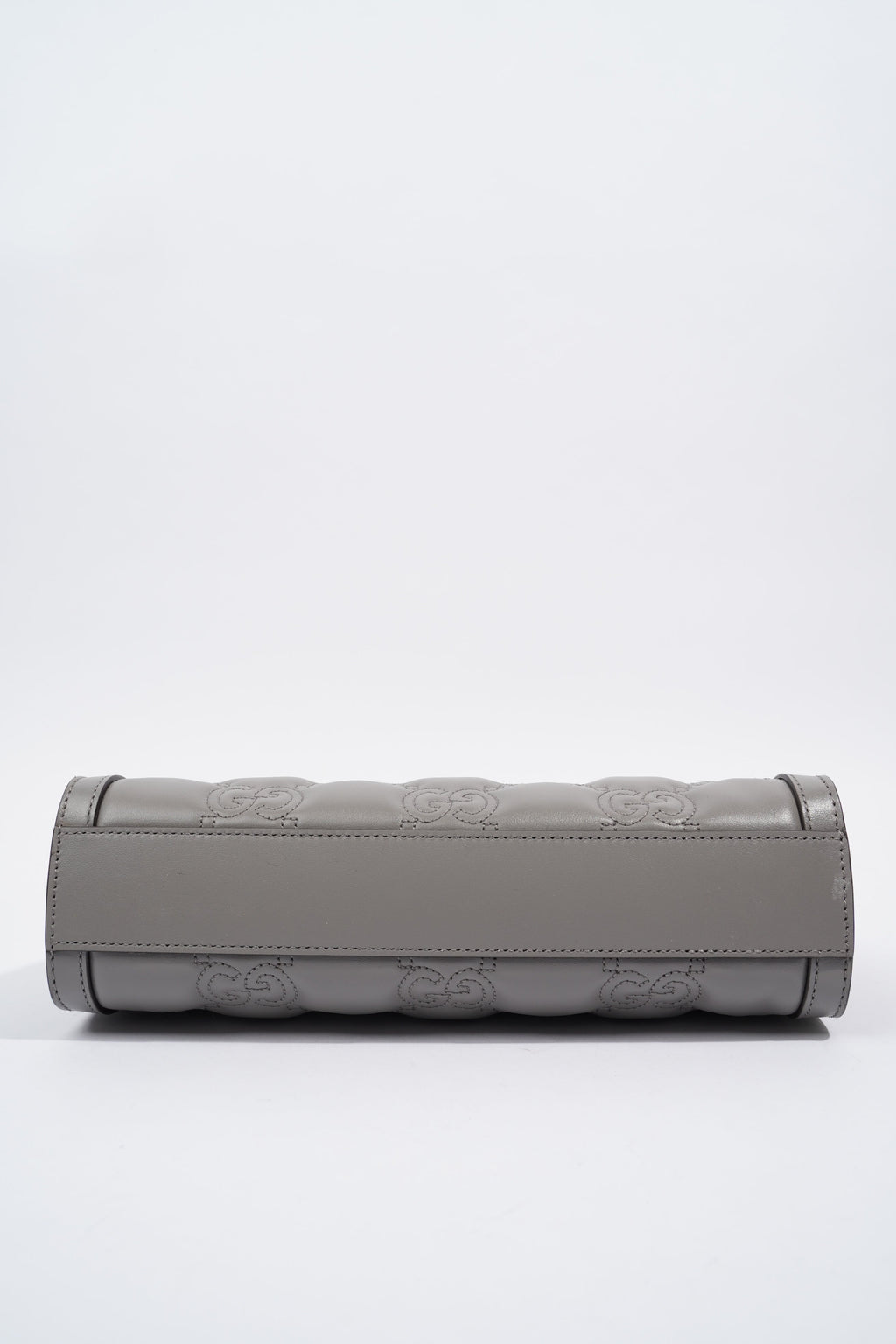 Gucci GG Matelasse Grey Matelasse Leather Small