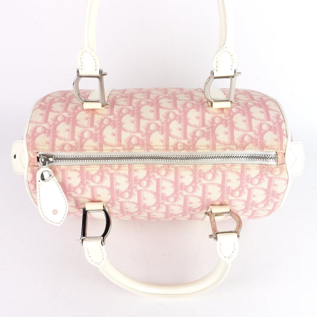 Boston Diorissimo Monogram Canvas Bowling Bag