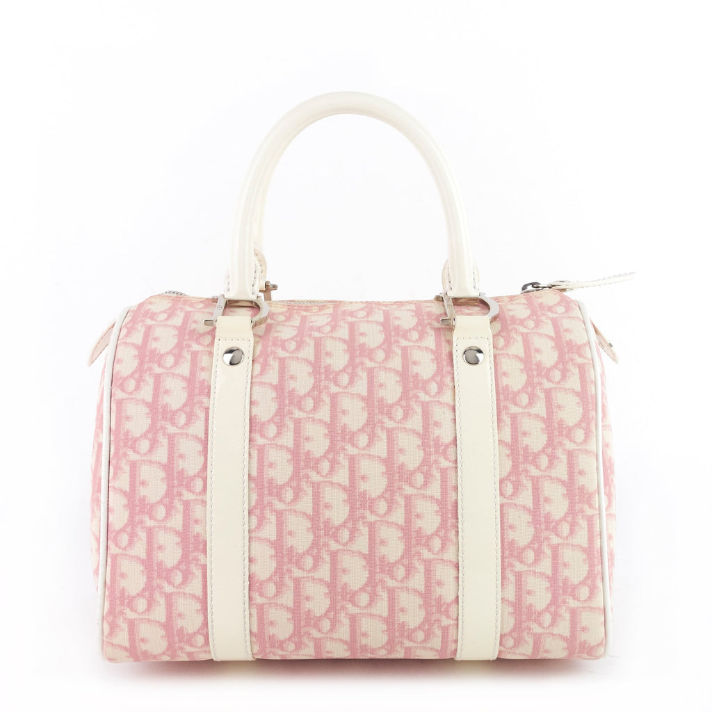 Boston Diorissimo Monogram Canvas Bowling Bag