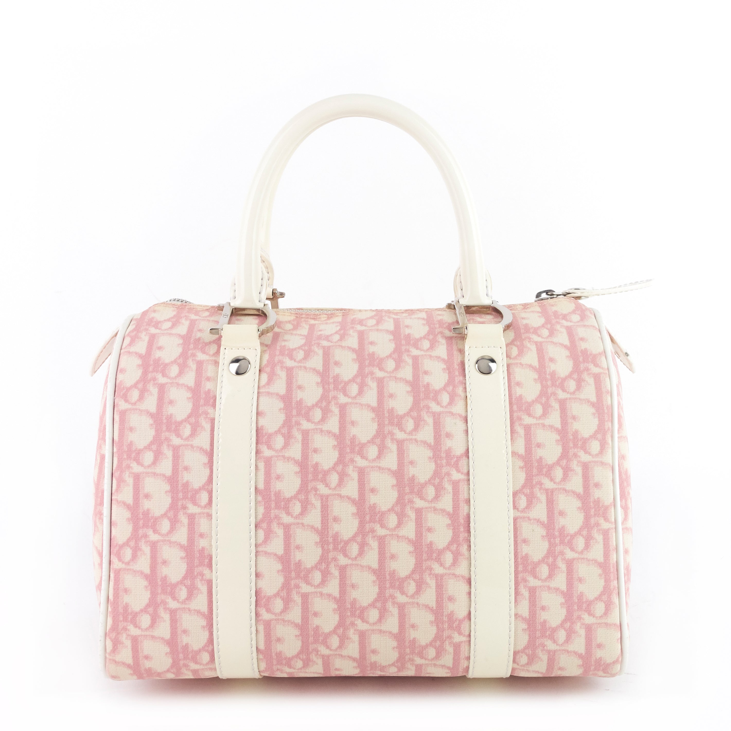 Boston Diorissimo Monogram Canvas Bowling Bag