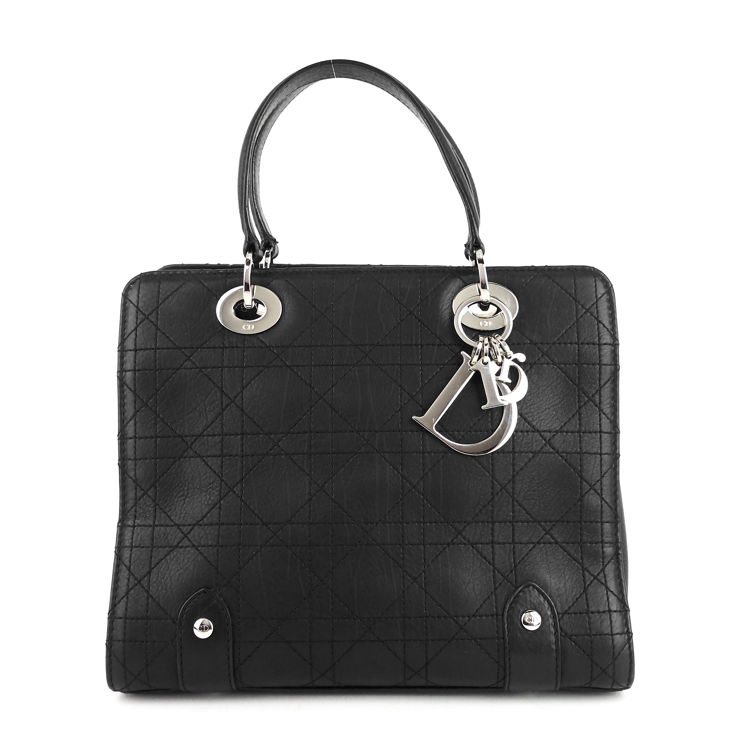 Lady Dior Small Cannage Lambskin Soft Bag