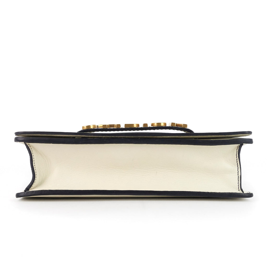 DIOR J'Adior Calf Leather Chain Flap Bag