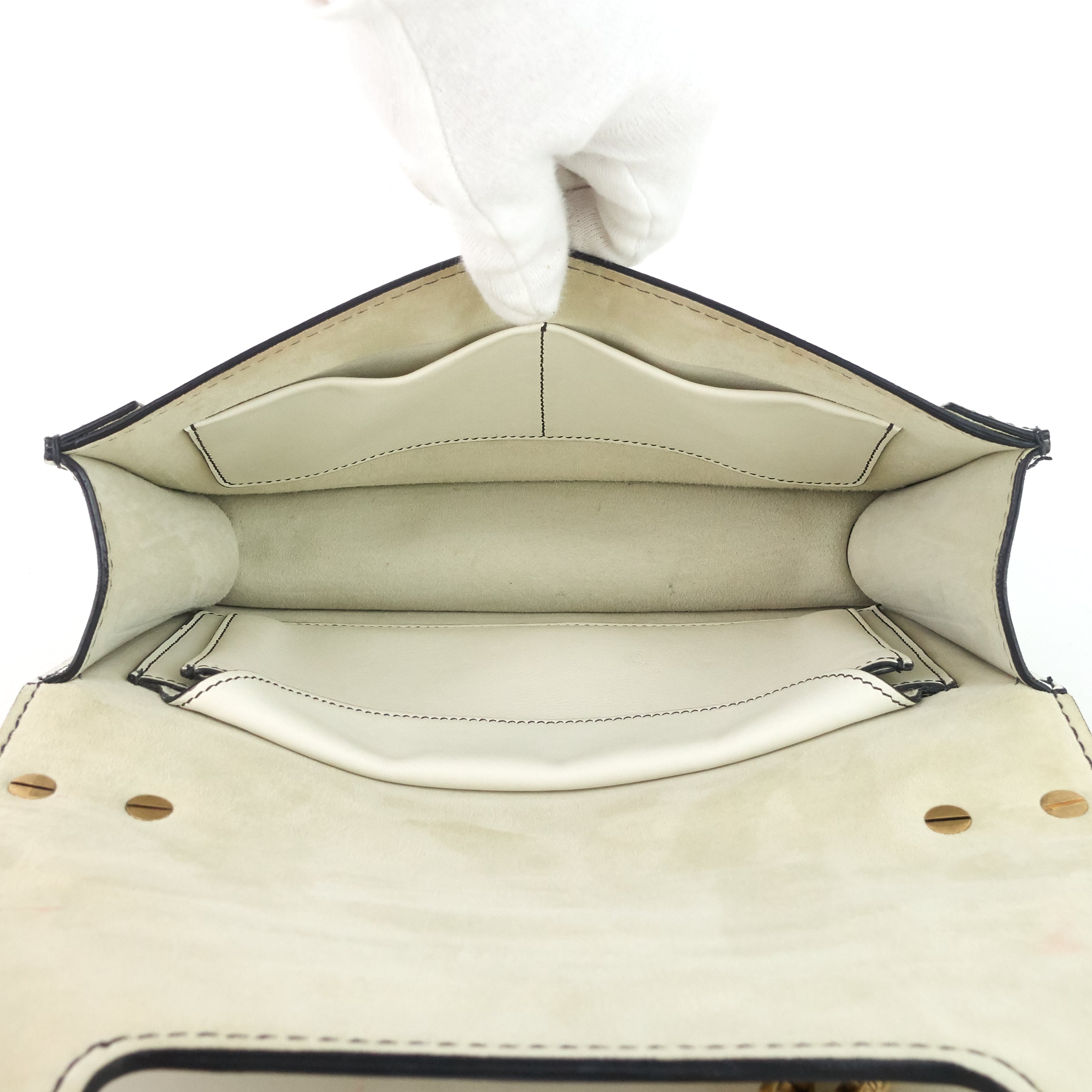 DIOR J'Adior Calf Leather Chain Flap Bag