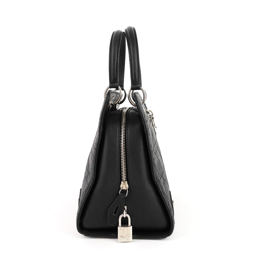 Lady Dior Small Cannage Lambskin Soft Bag