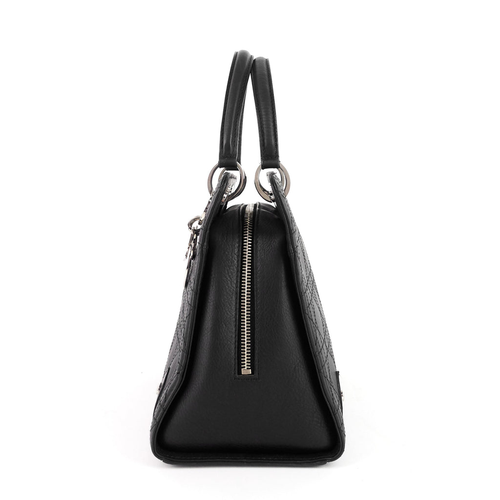 Lady Dior Small Cannage Lambskin Soft Bag