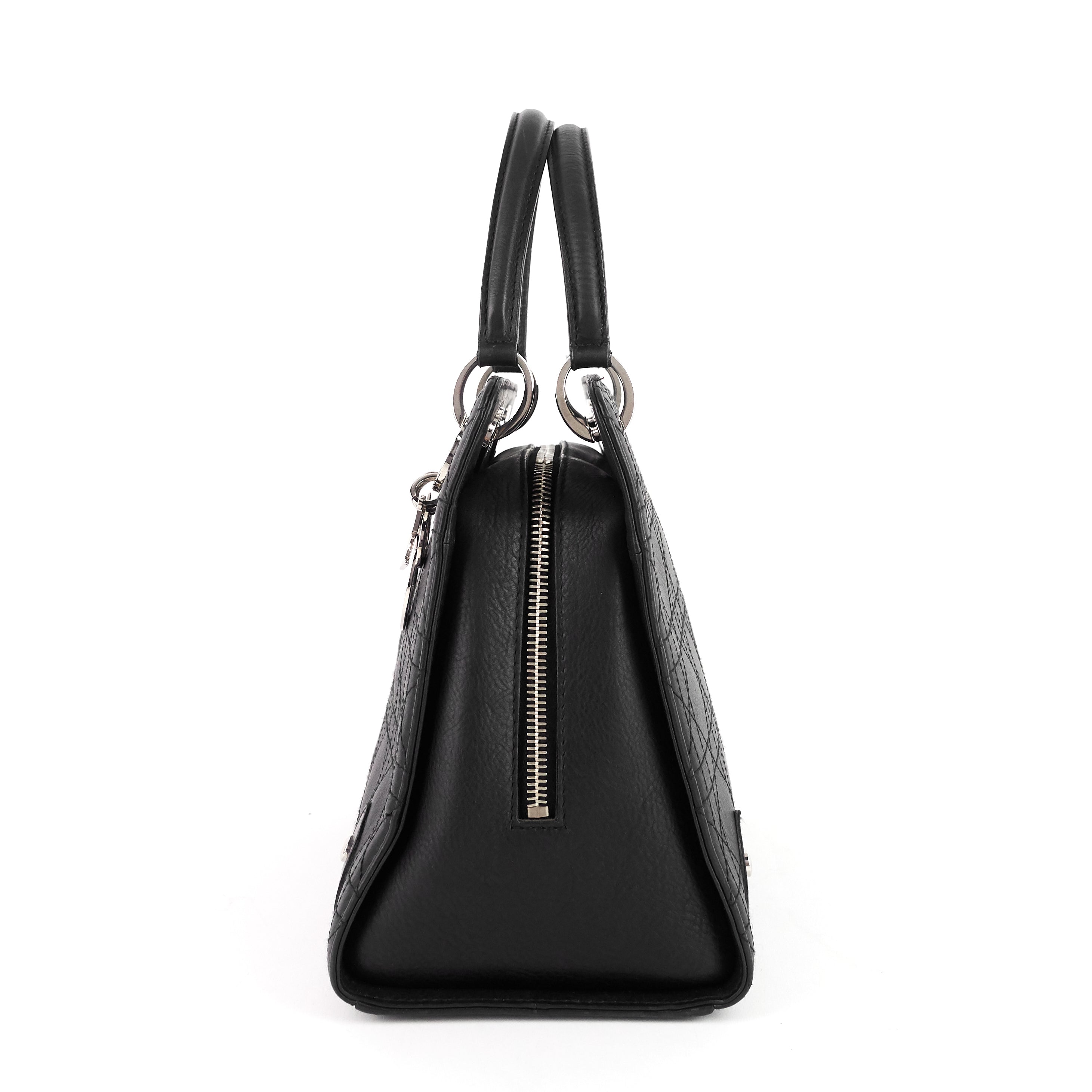 Lady Dior Small Cannage Lambskin Soft Bag