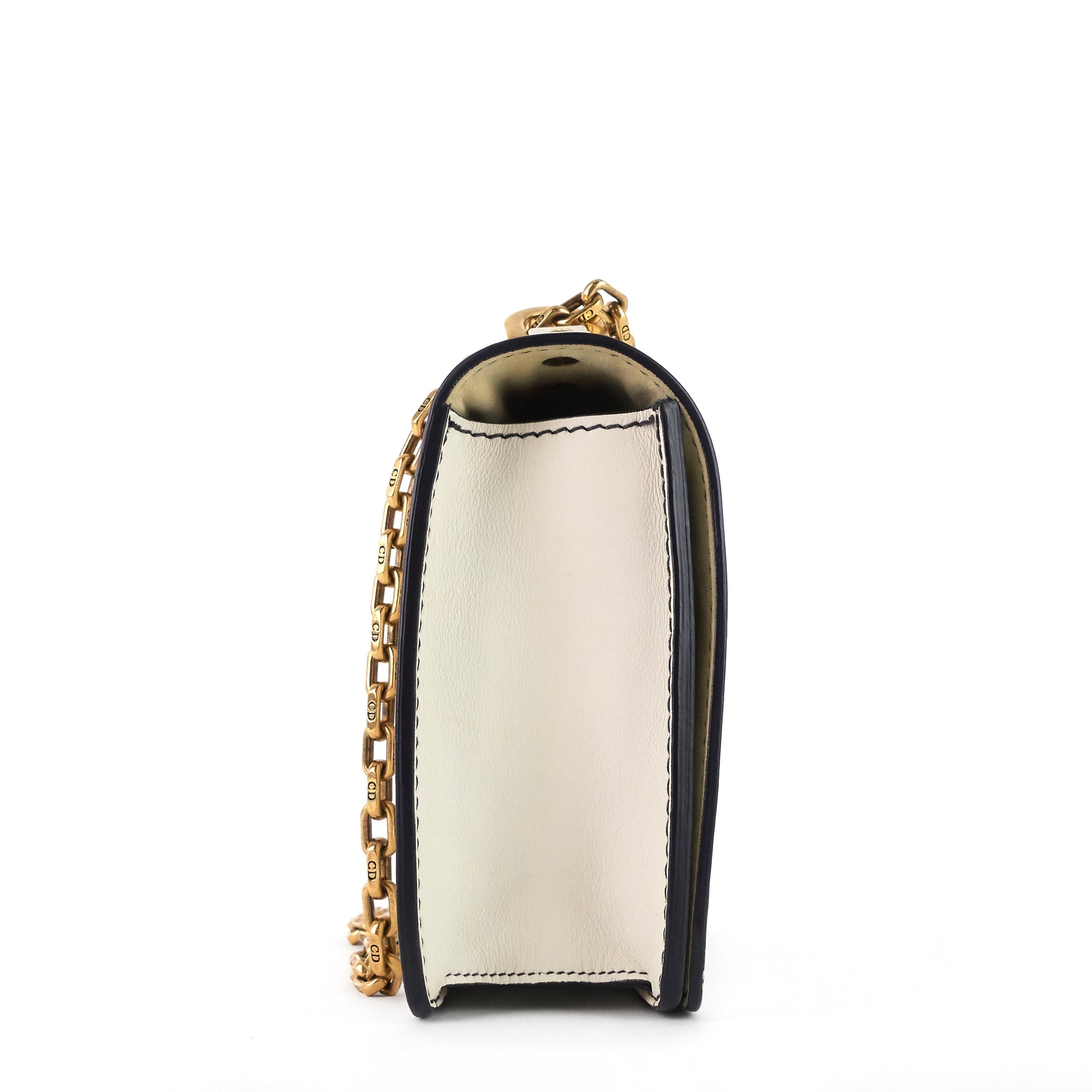 DIOR J'Adior Calf Leather Chain Flap Bag