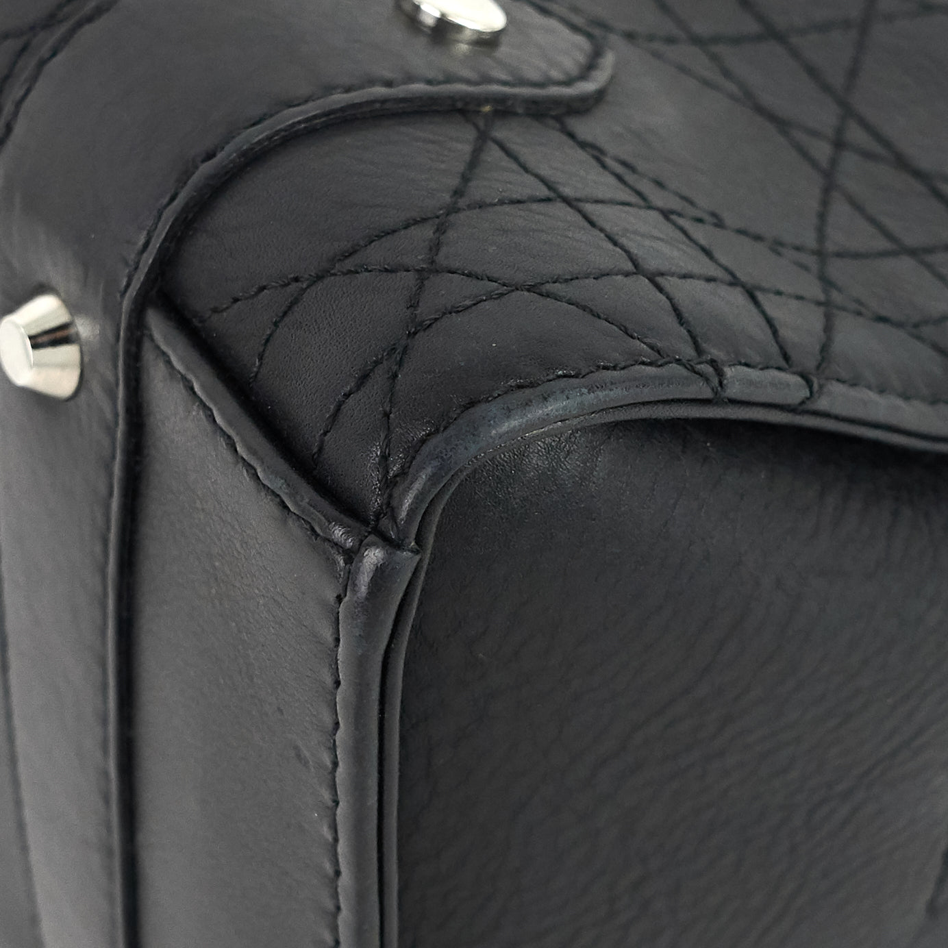 Lady Dior Small Cannage Lambskin Soft Bag