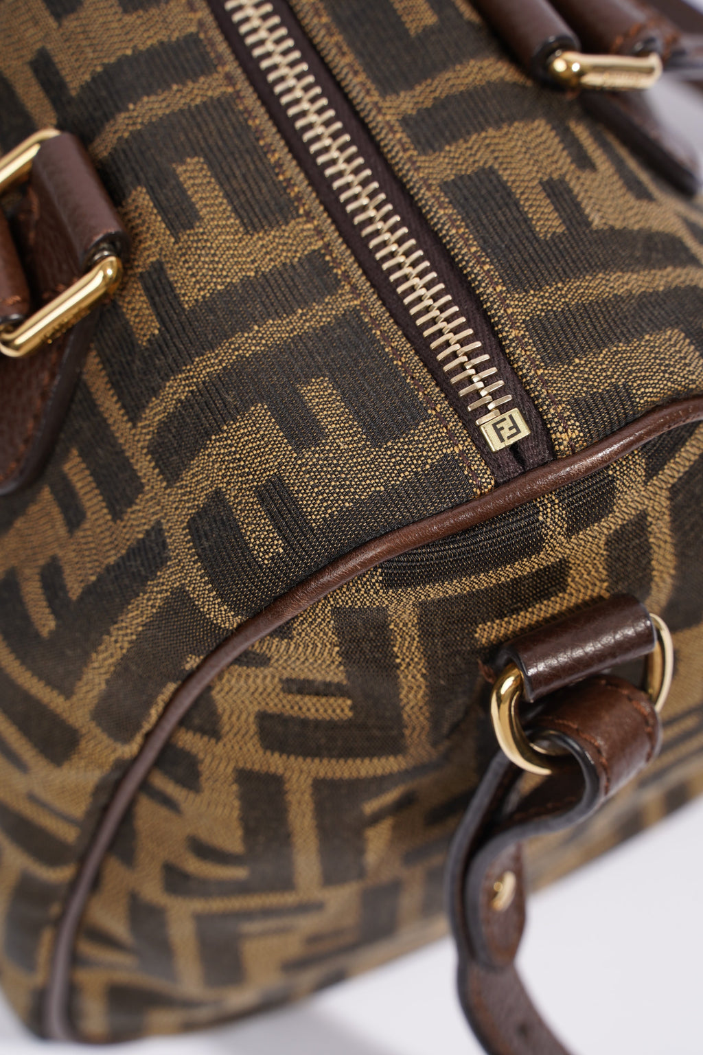 Fendi Zucca Vitello Artic Bag Monogram Canvas Small