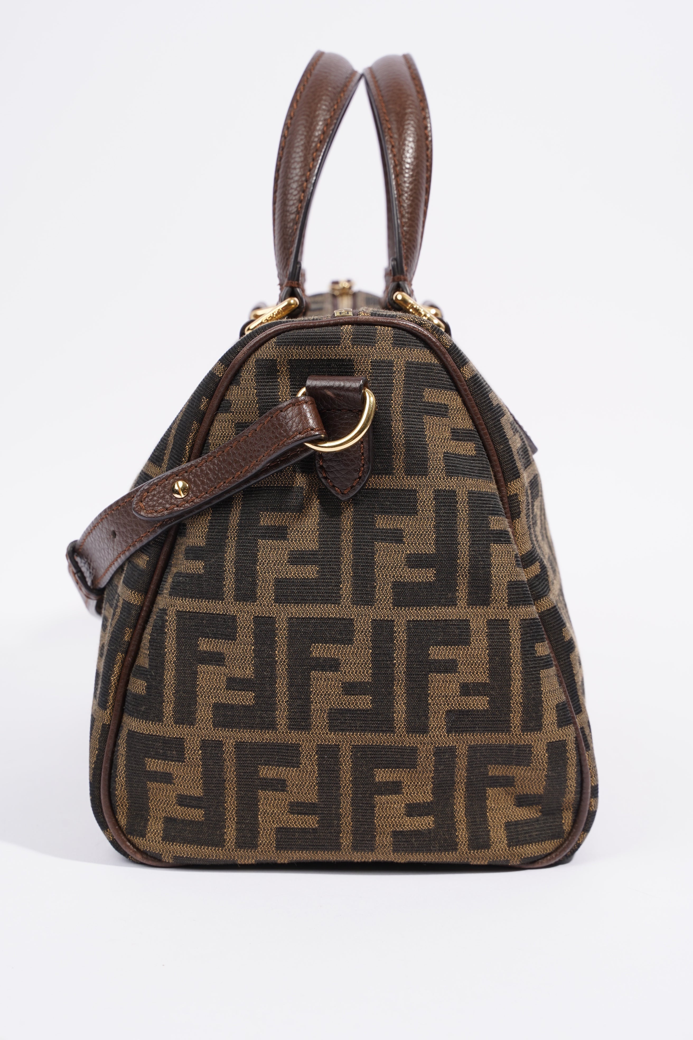 Fendi Zucca Vitello Artic Bag Monogram Canvas Small
