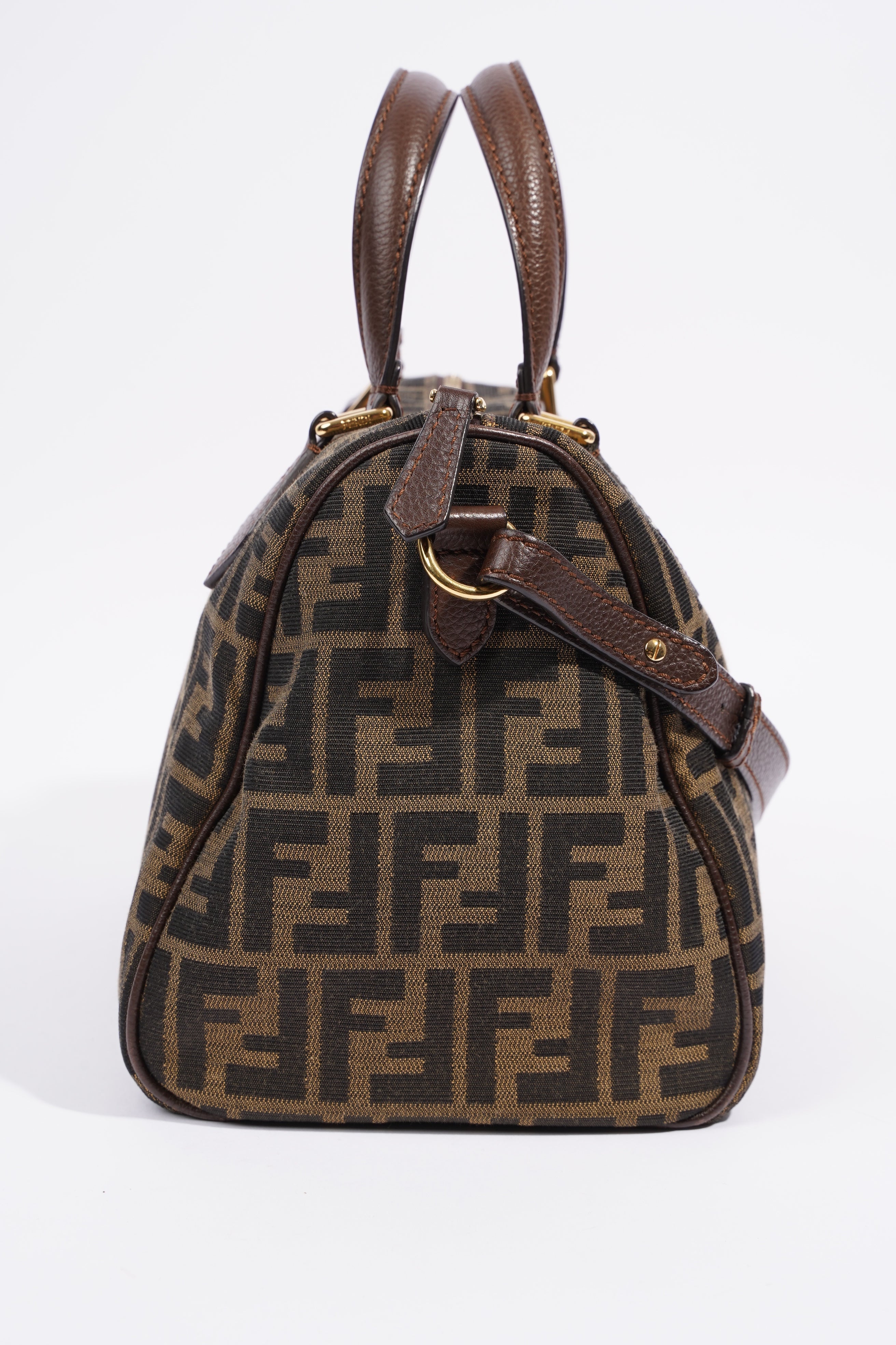 Fendi Zucca Vitello Artic Bag Monogram Canvas Small