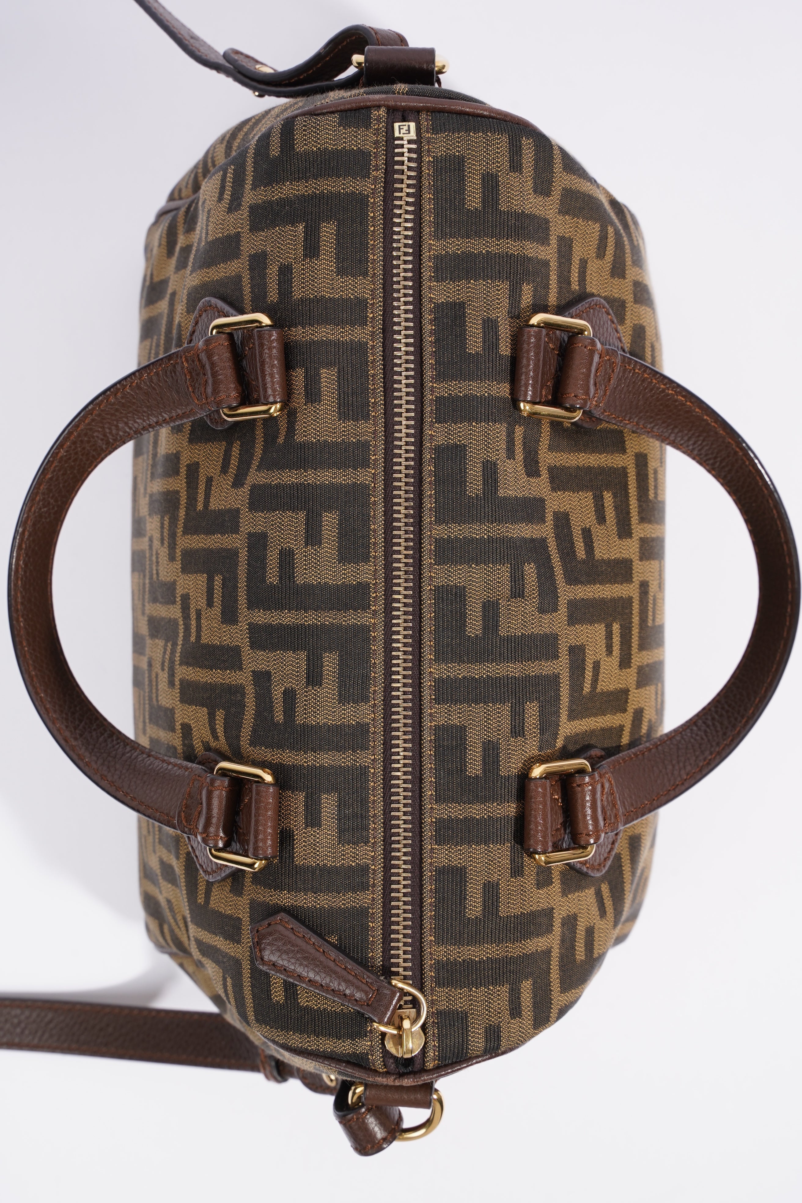 Fendi Zucca Vitello Artic Bag Monogram Canvas Small
