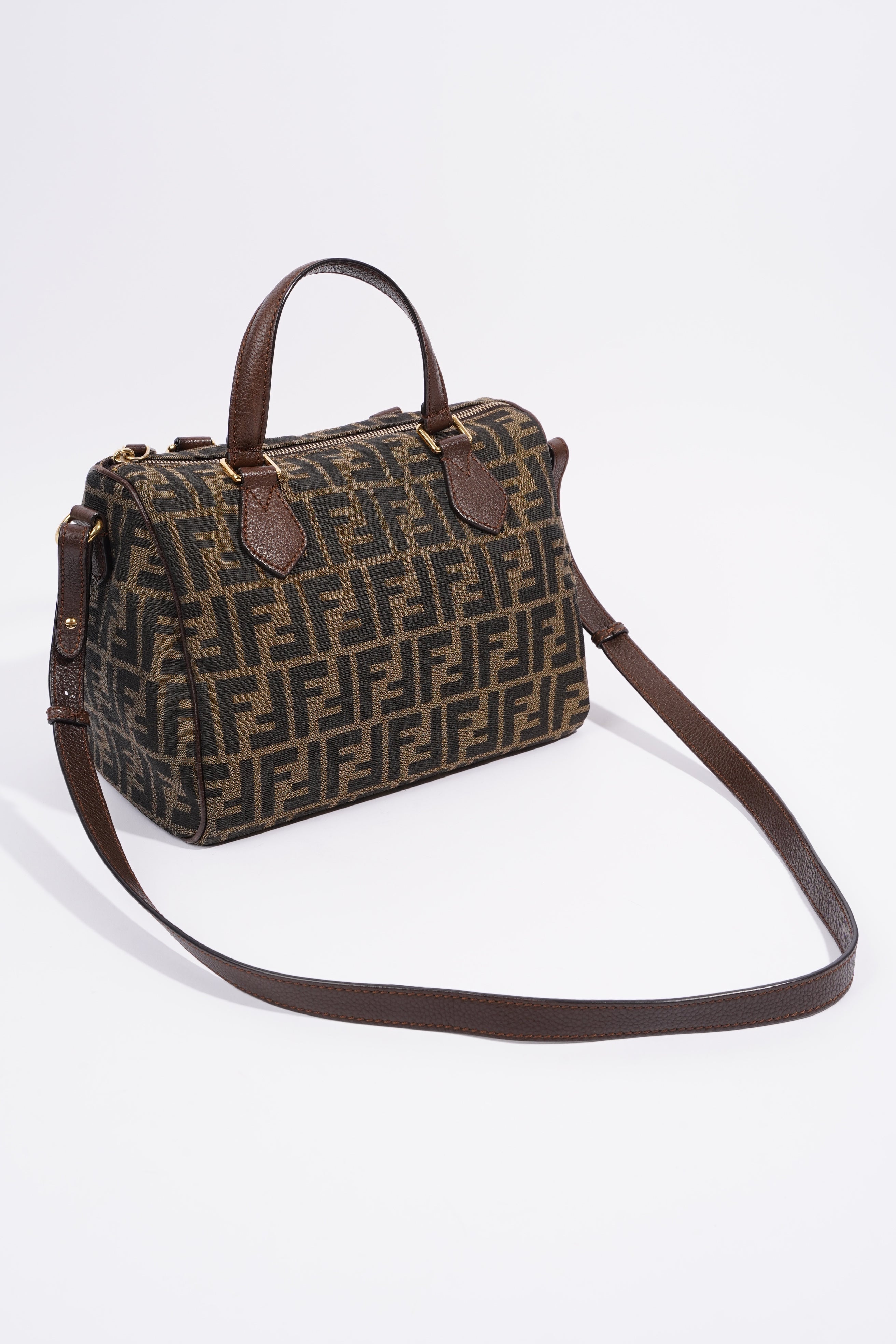 Fendi Zucca Vitello Artic Bag Monogram Canvas Small