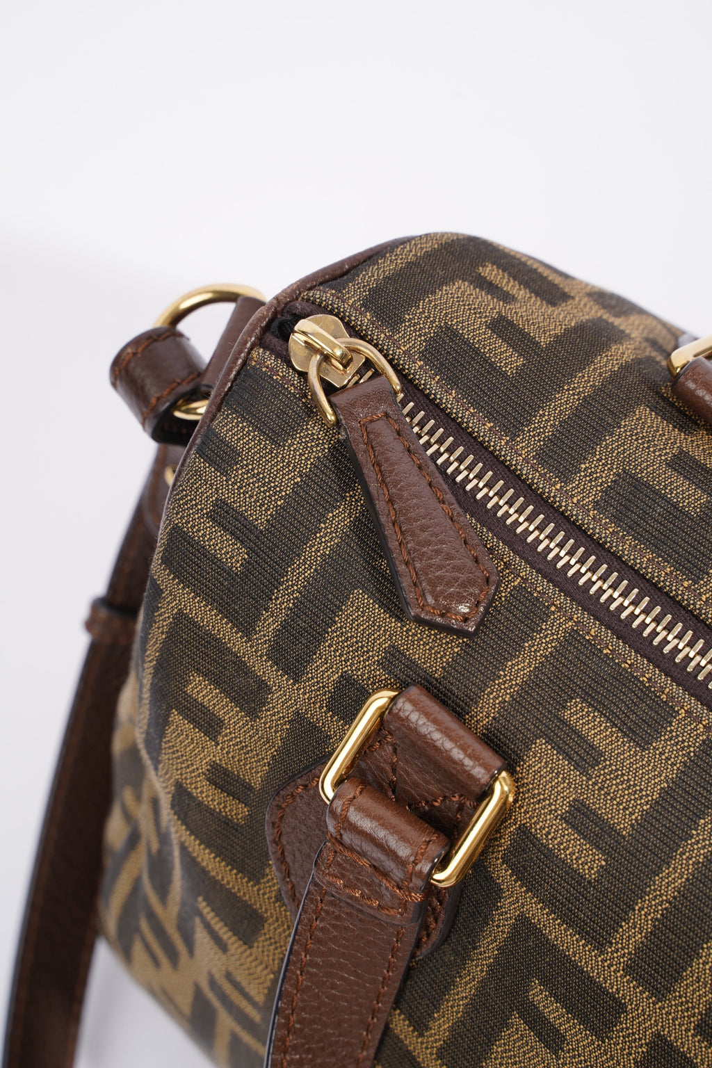 Fendi Zucca Vitello Artic Bag Monogram Canvas Small