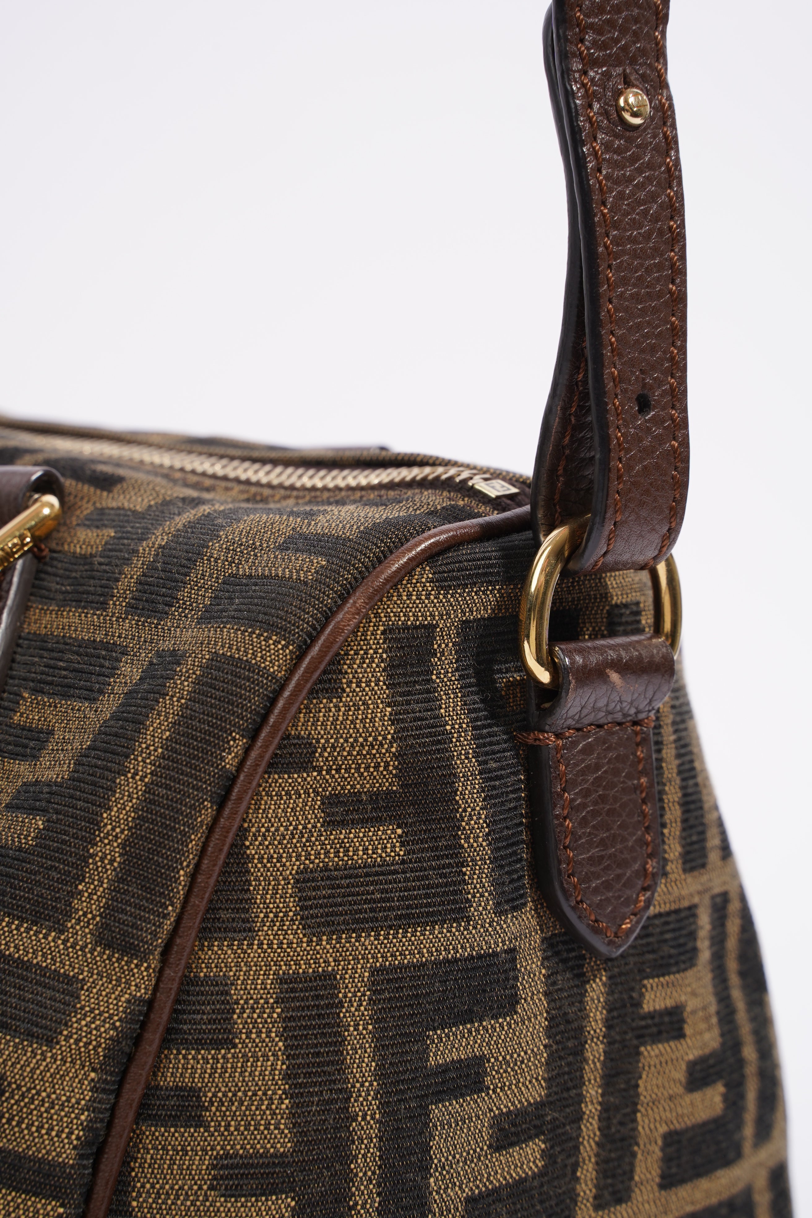 Fendi Zucca Vitello Artic Bag Monogram Canvas Small
