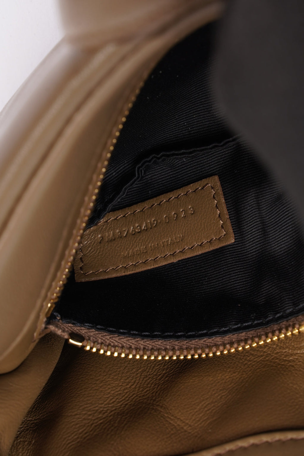 Saint Laurent LE 5 A 7 Dark Peanut Lambskin Leather