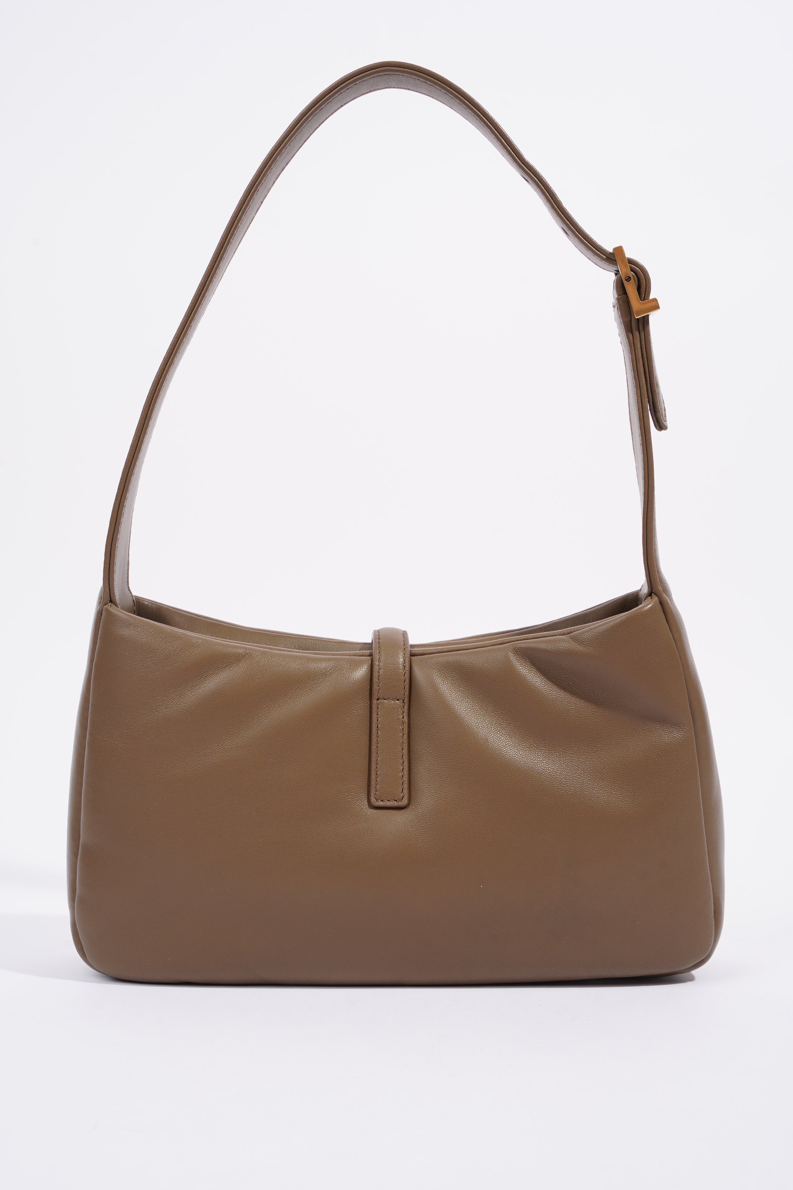 Saint Laurent LE 5 A 7 Dark Peanut Lambskin Leather