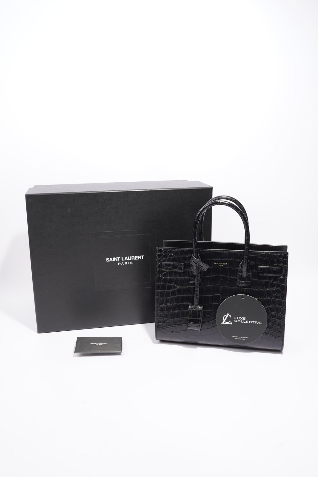Saint Laurent Baby Sac de Jour Tote Black Leather