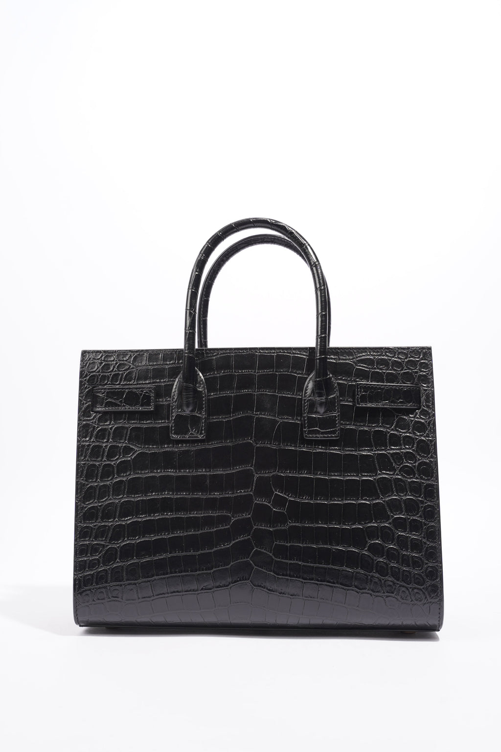 Saint Laurent Baby Sac de Jour Tote Black Leather