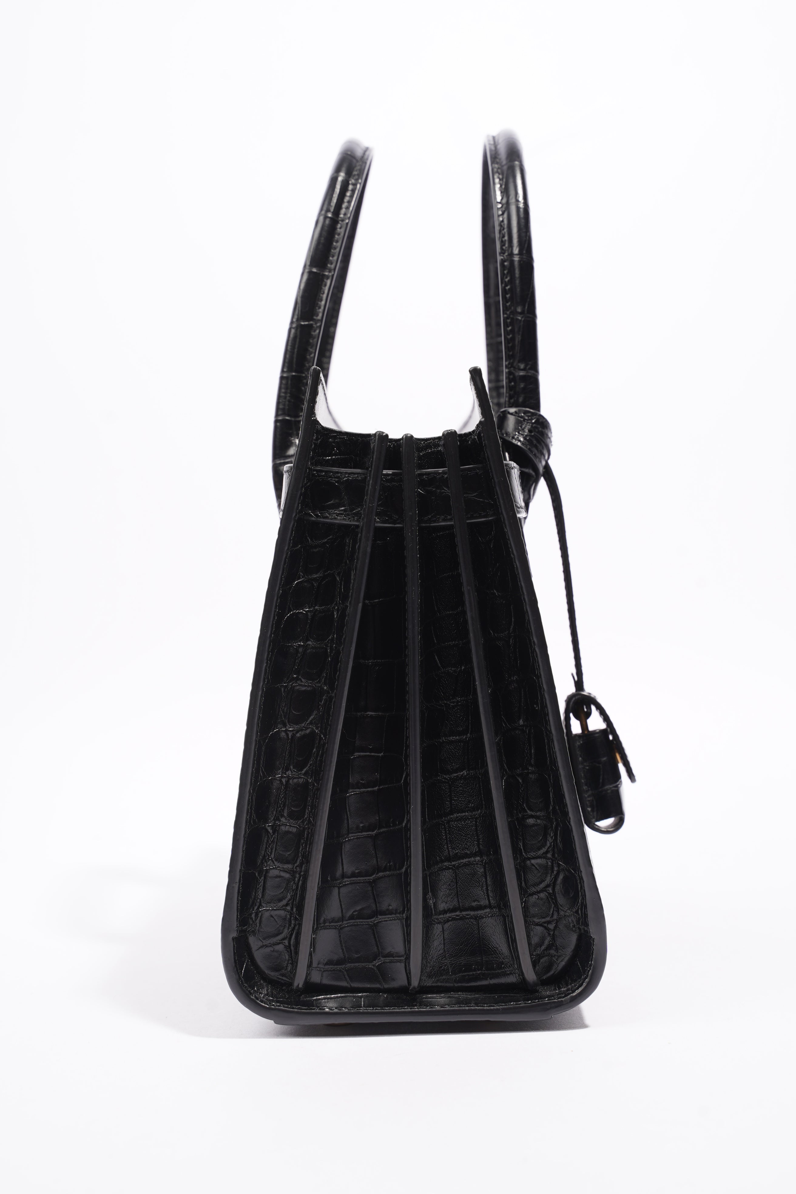 Saint Laurent Baby Sac de Jour Tote Black Leather