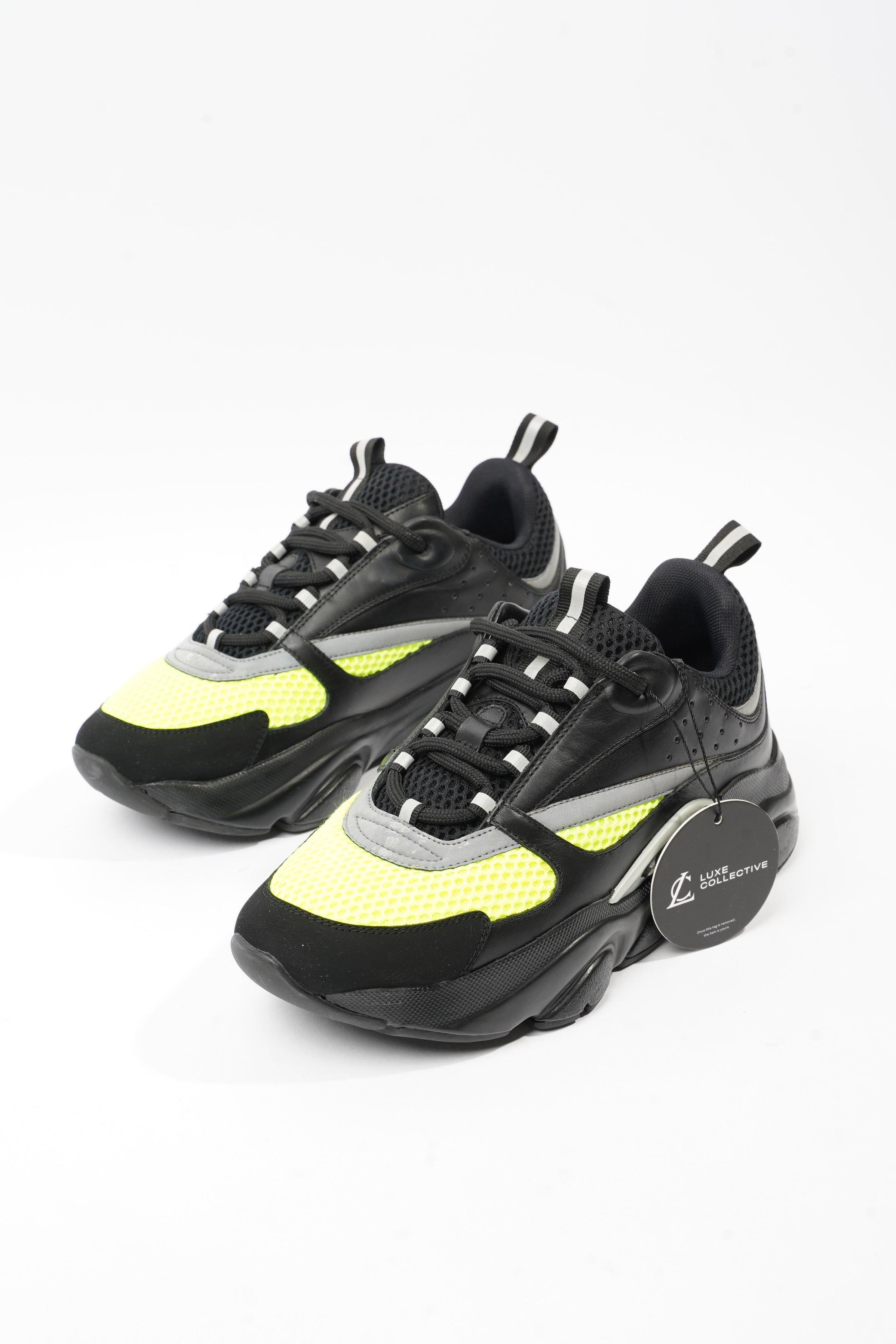 Christian Dior B22 Black / Yellow Mesh EU 38 UK 5