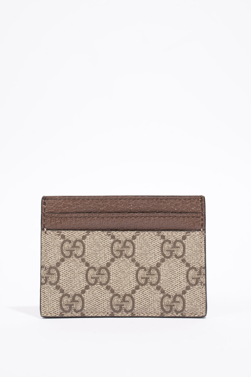 Gucci GG Ophidia Card Case Brown GG Supreme Leather