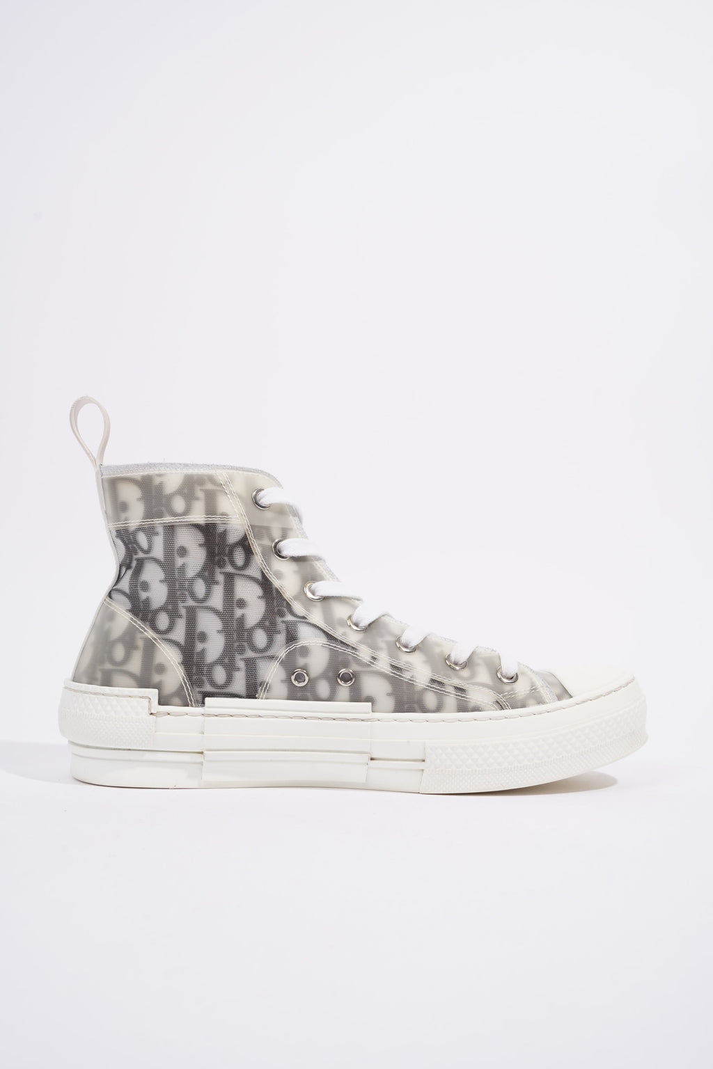 Christian Dior B23 High-tops White / Black Oblique Canvas EU 38 UK 5