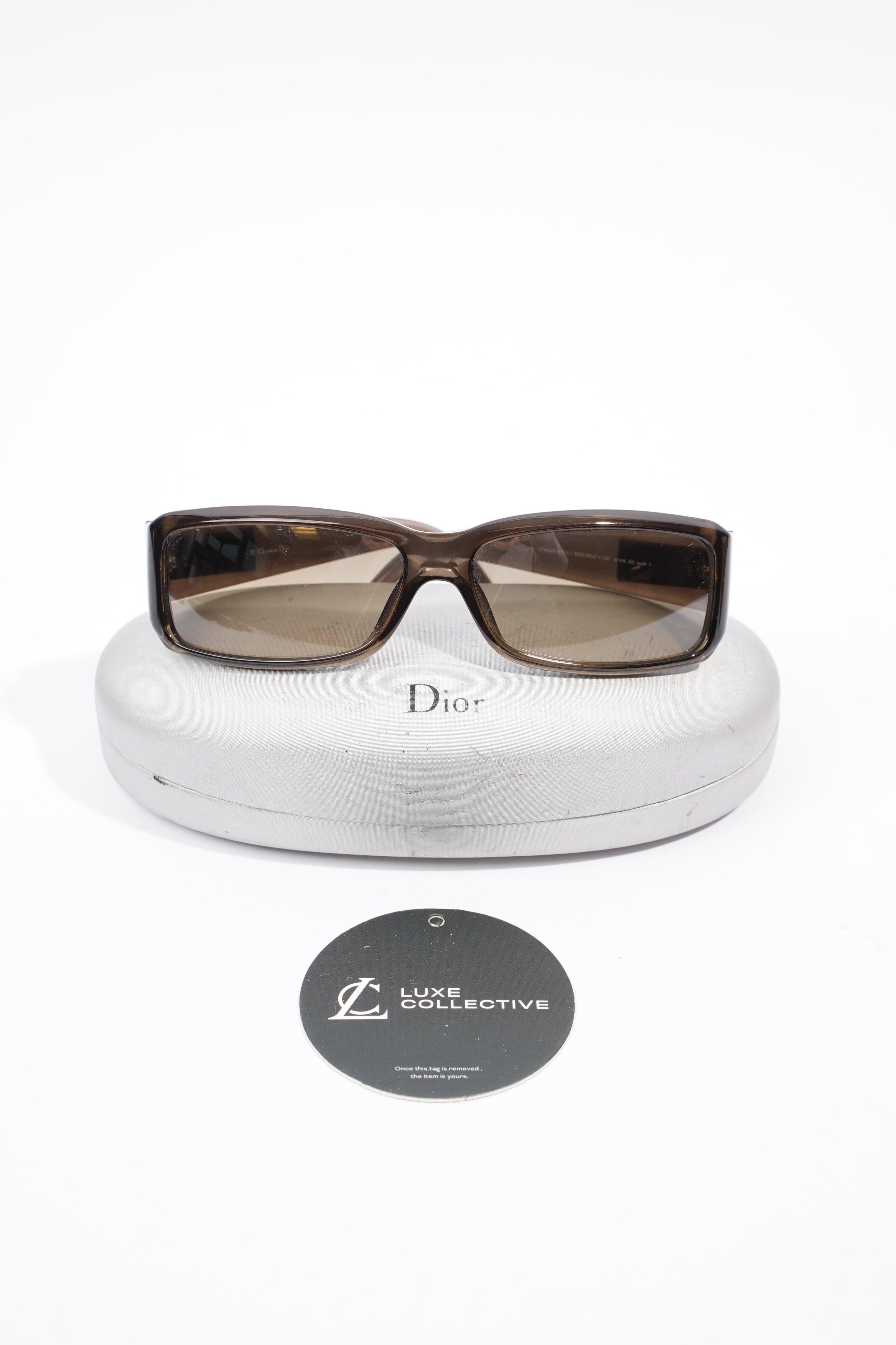 Christian Dior Dior Night 4 Sunglasses Brown Acetate 125mm