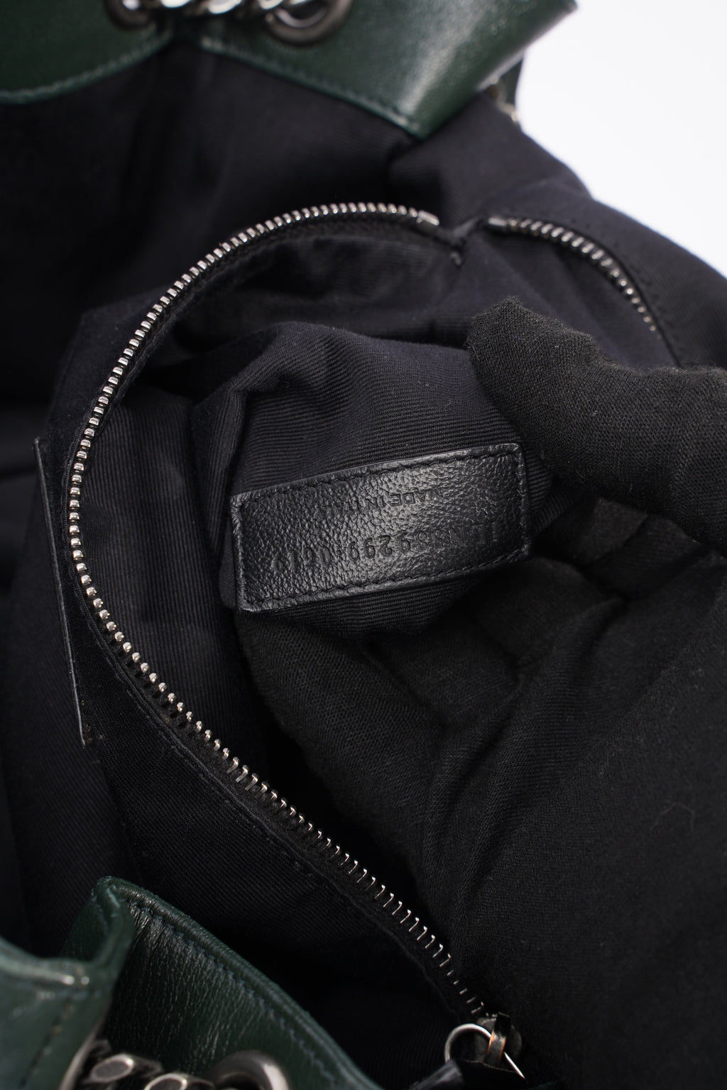 Saint Laurent Niki Medium Vintage Green Calfskin Leather