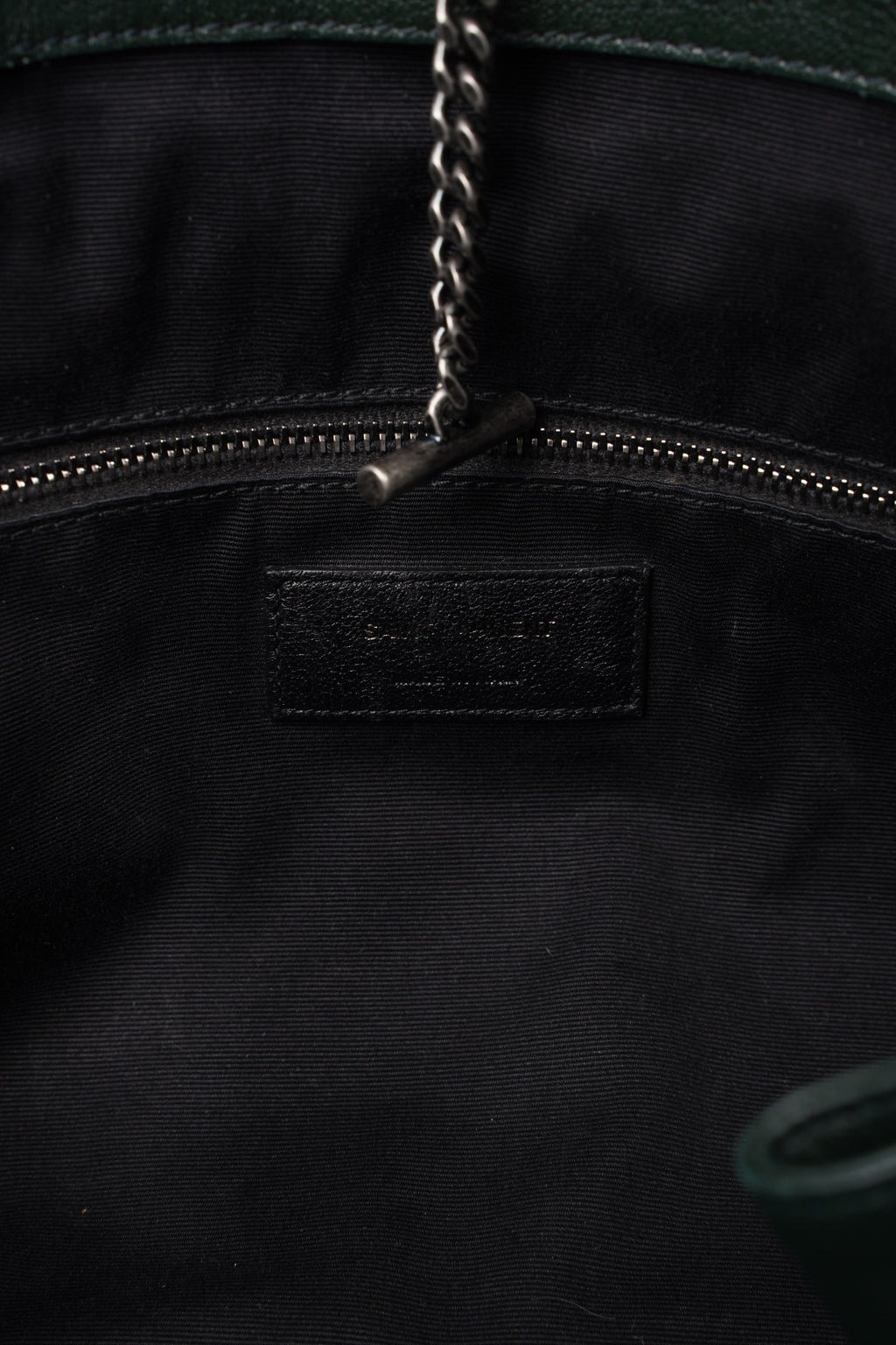 Saint Laurent Niki Medium Vintage Green Calfskin Leather