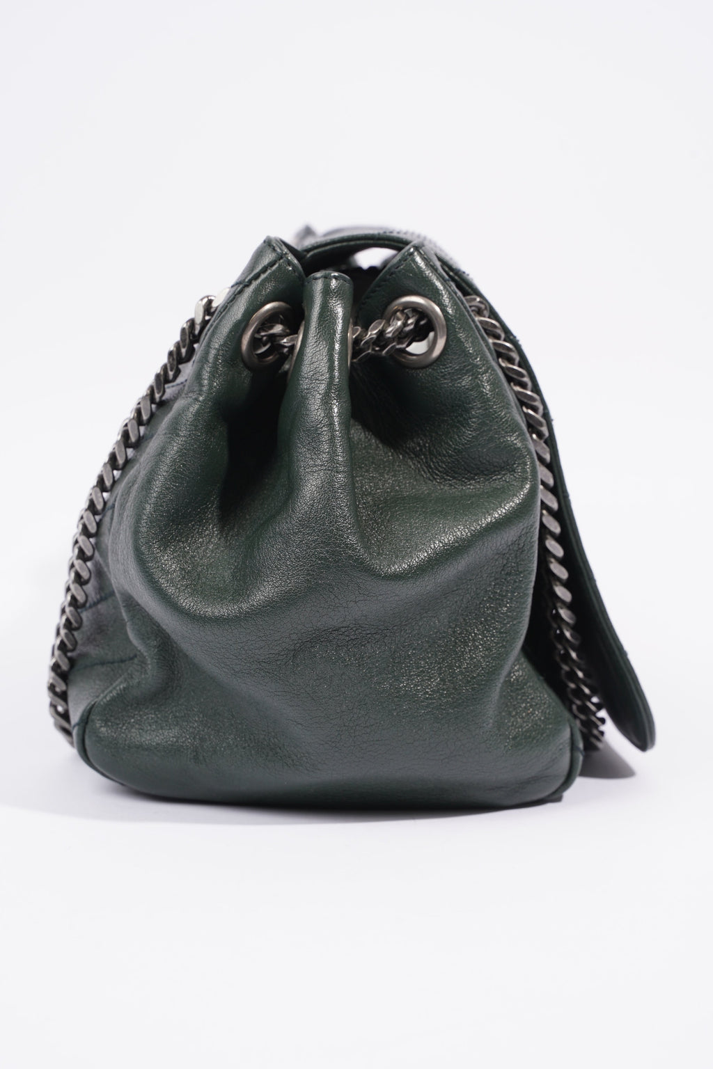 Saint Laurent Niki Medium Vintage Green Calfskin Leather