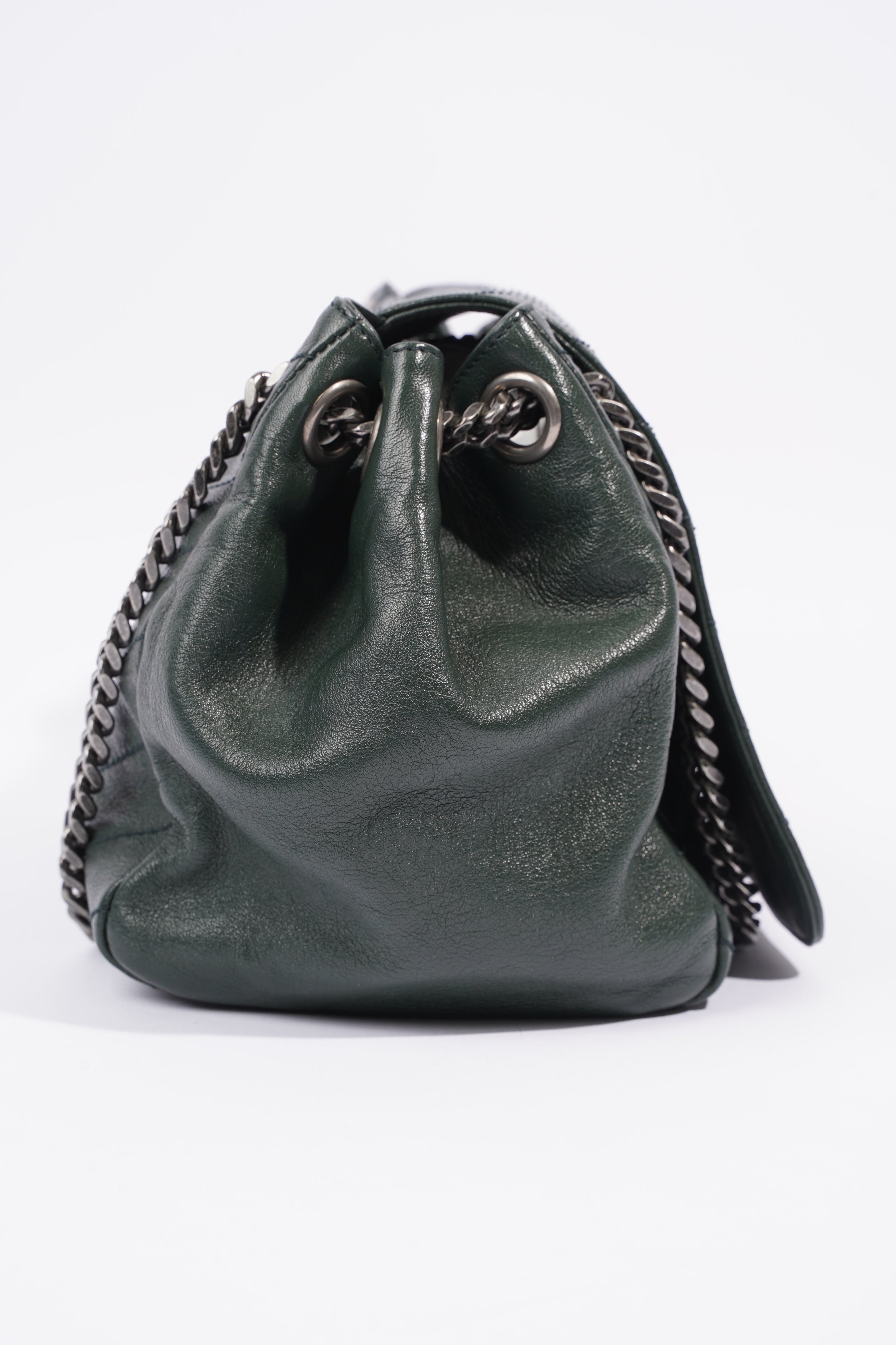 Saint Laurent Niki Medium Vintage Green Calfskin Leather