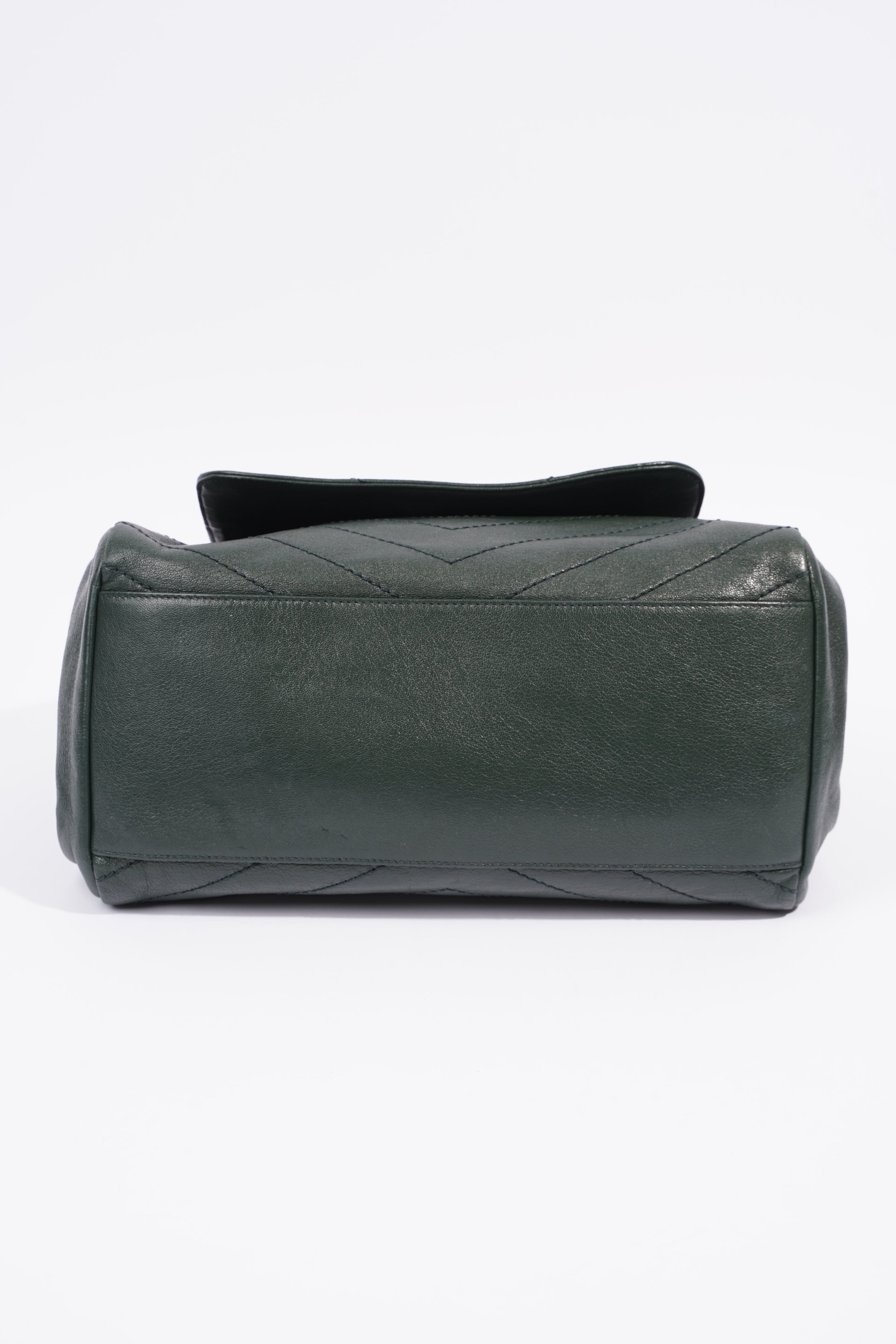 Saint Laurent Niki Medium Vintage Green Calfskin Leather