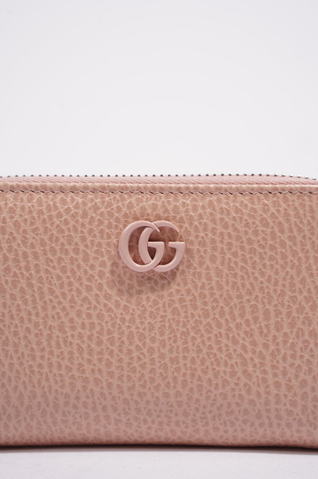 Gucci Zip Around Purse Pink Leather