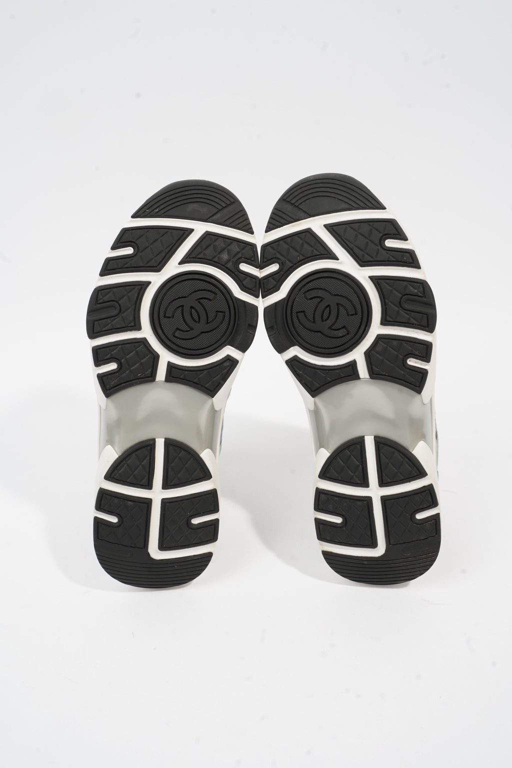 Chanel CC Runner Grey / Blue Tie Dye Suede EU 35 UK 2