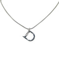DIOR D Pendant Necklace Costume Necklace
