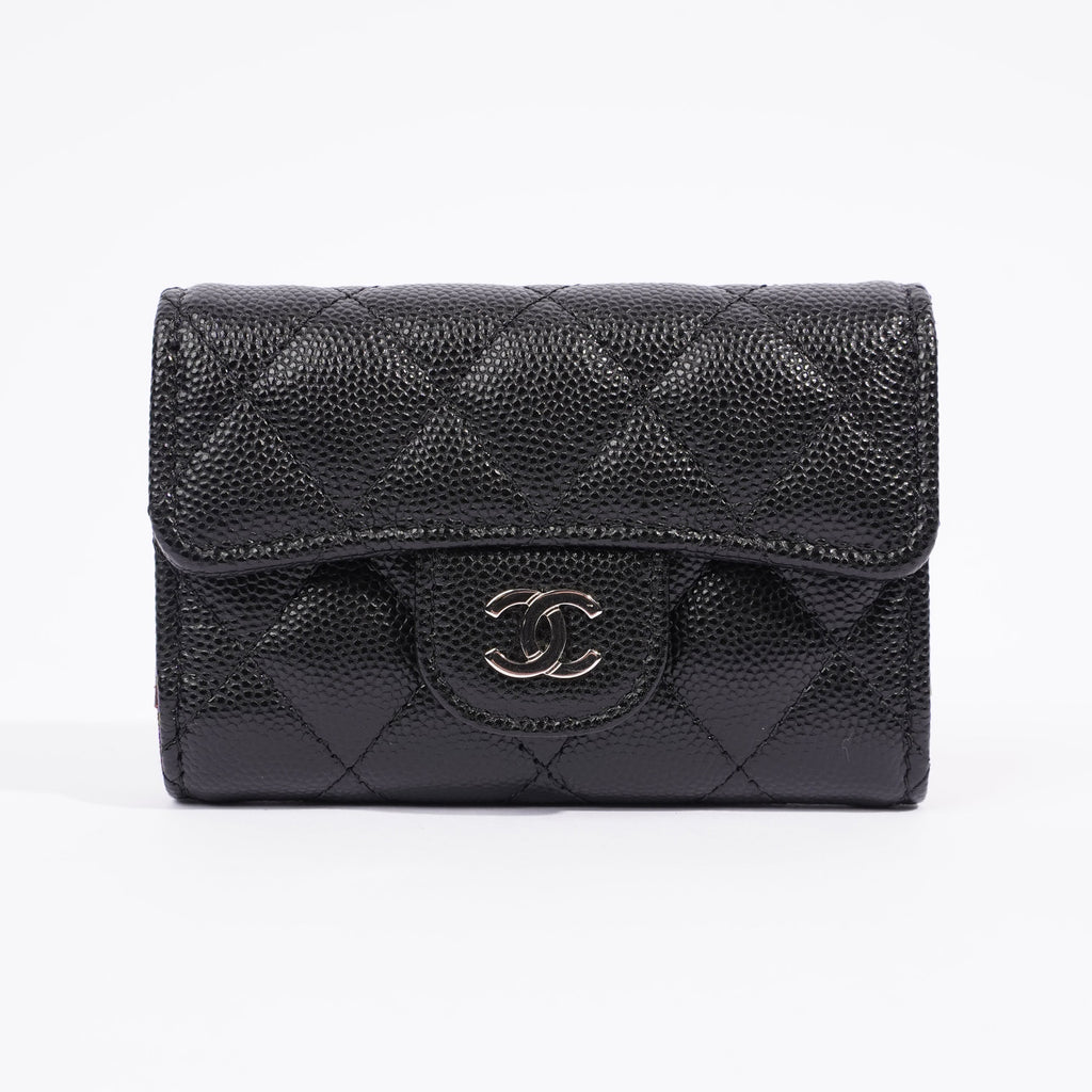 Chanel 4 Key Holder Wallet Caviar Leather