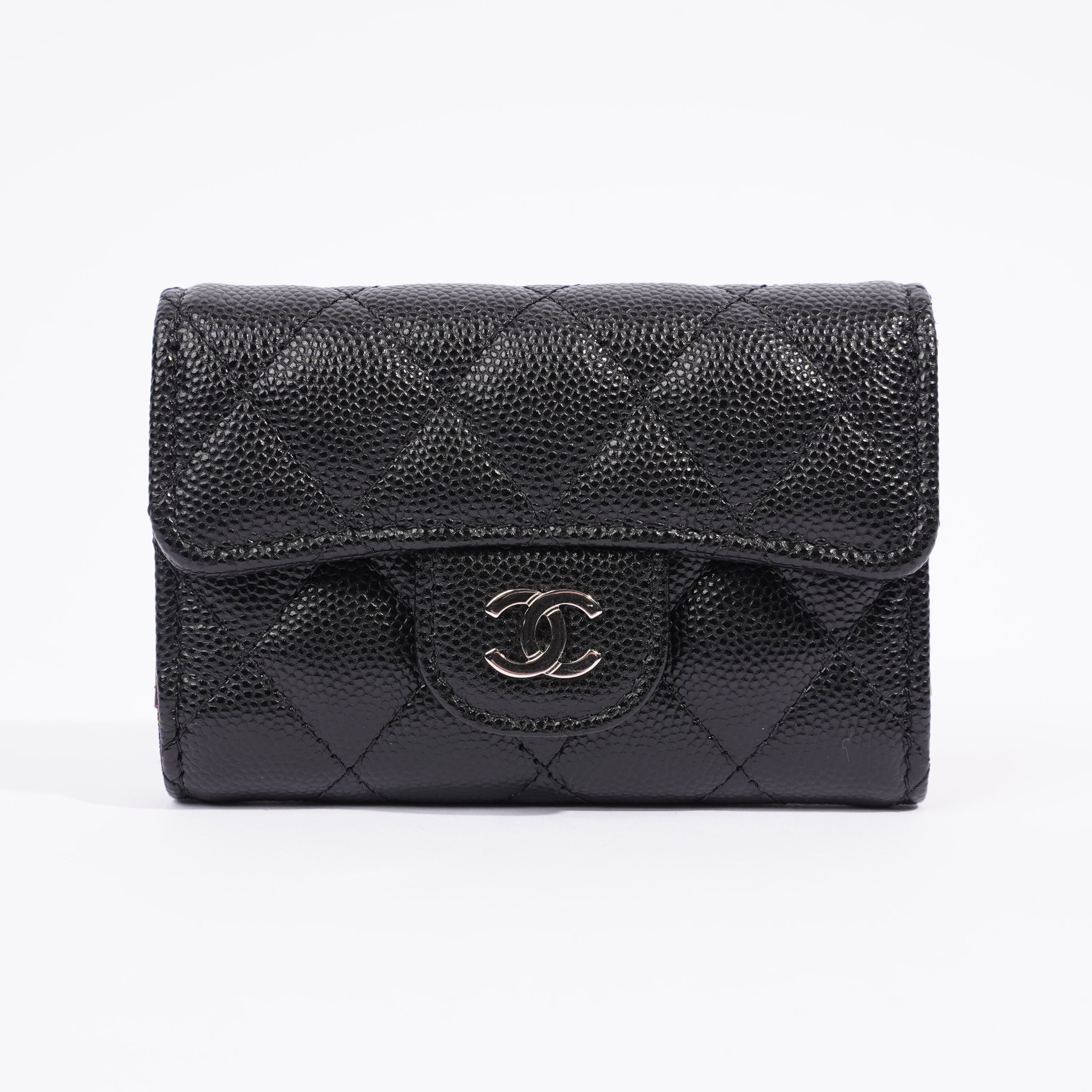 Chanel 4 Key Holder Wallet Caviar Leather