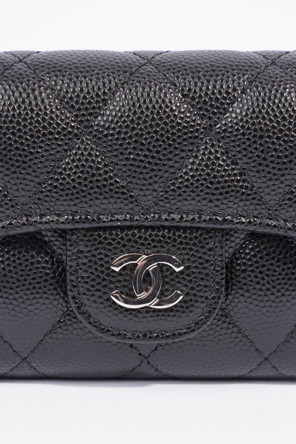 Chanel 4 Key Holder Wallet Caviar Leather