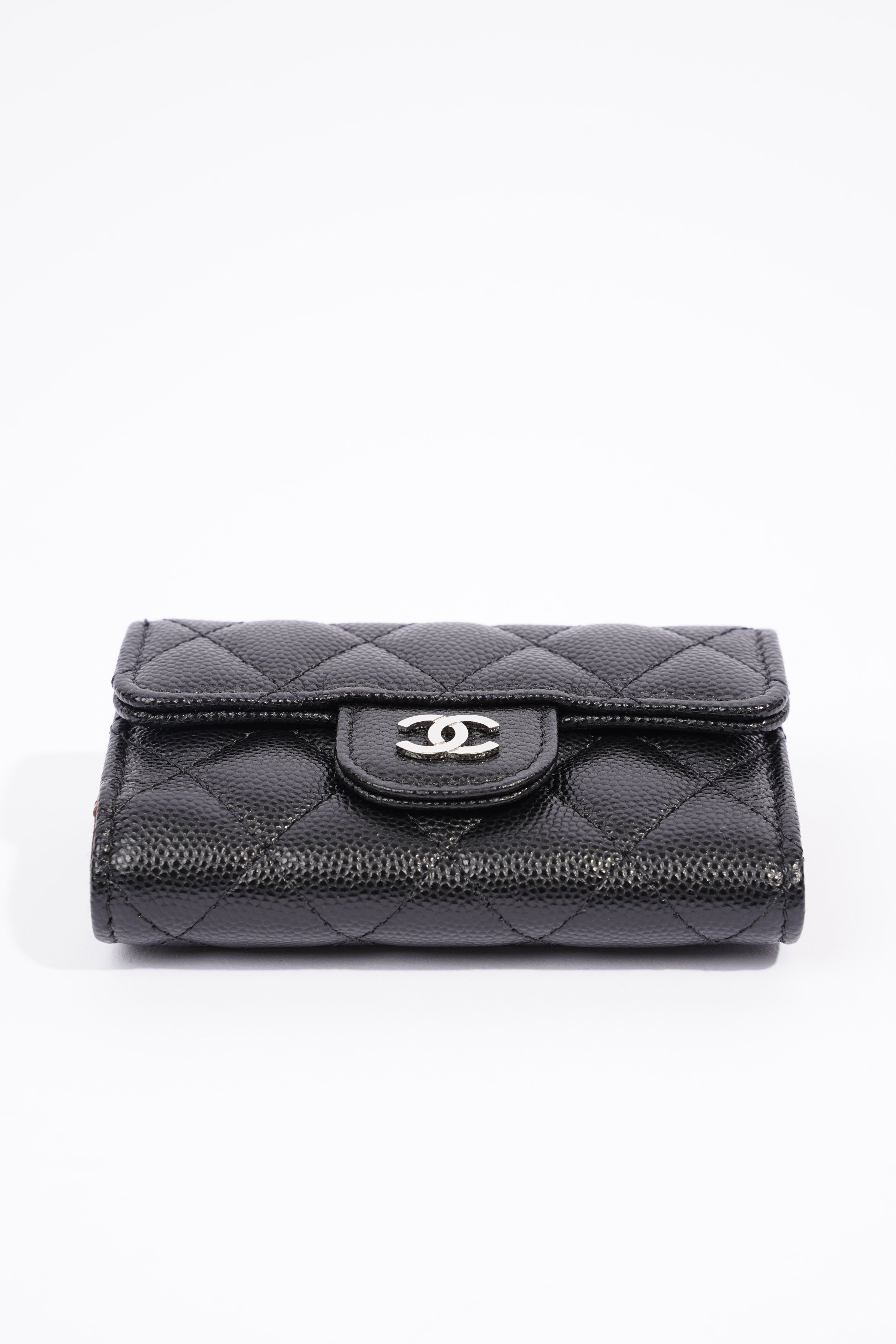 Chanel 4 Key Holder Wallet Caviar Leather