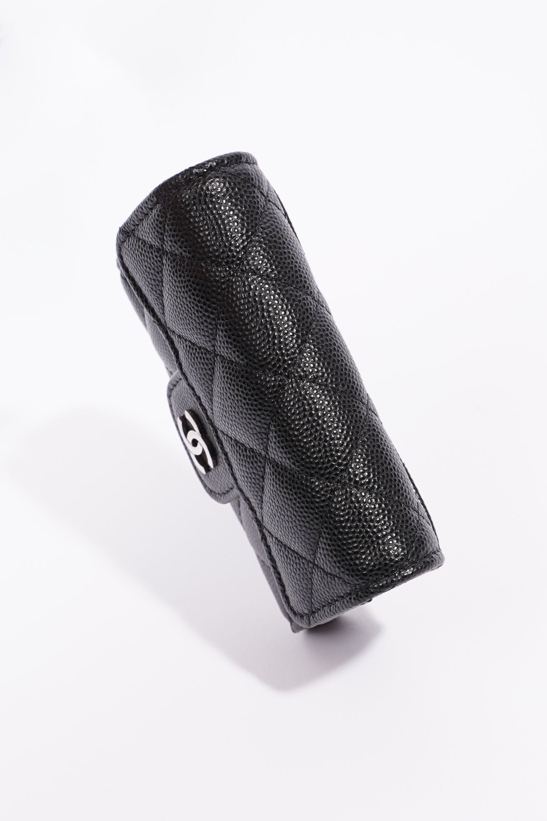 Chanel 4 Key Holder Wallet Caviar Leather